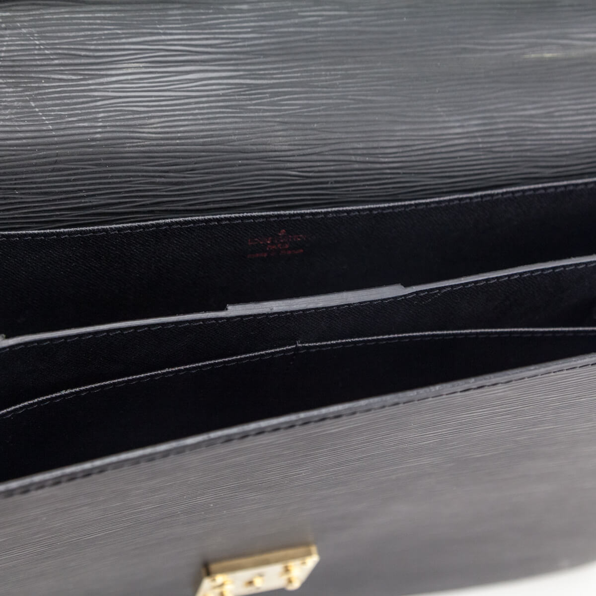 Louis Vuitton Black Epi Laguito Briefcase - Love that Bag etc - Preowned Authentic Designer Handbags & Preloved Fashions