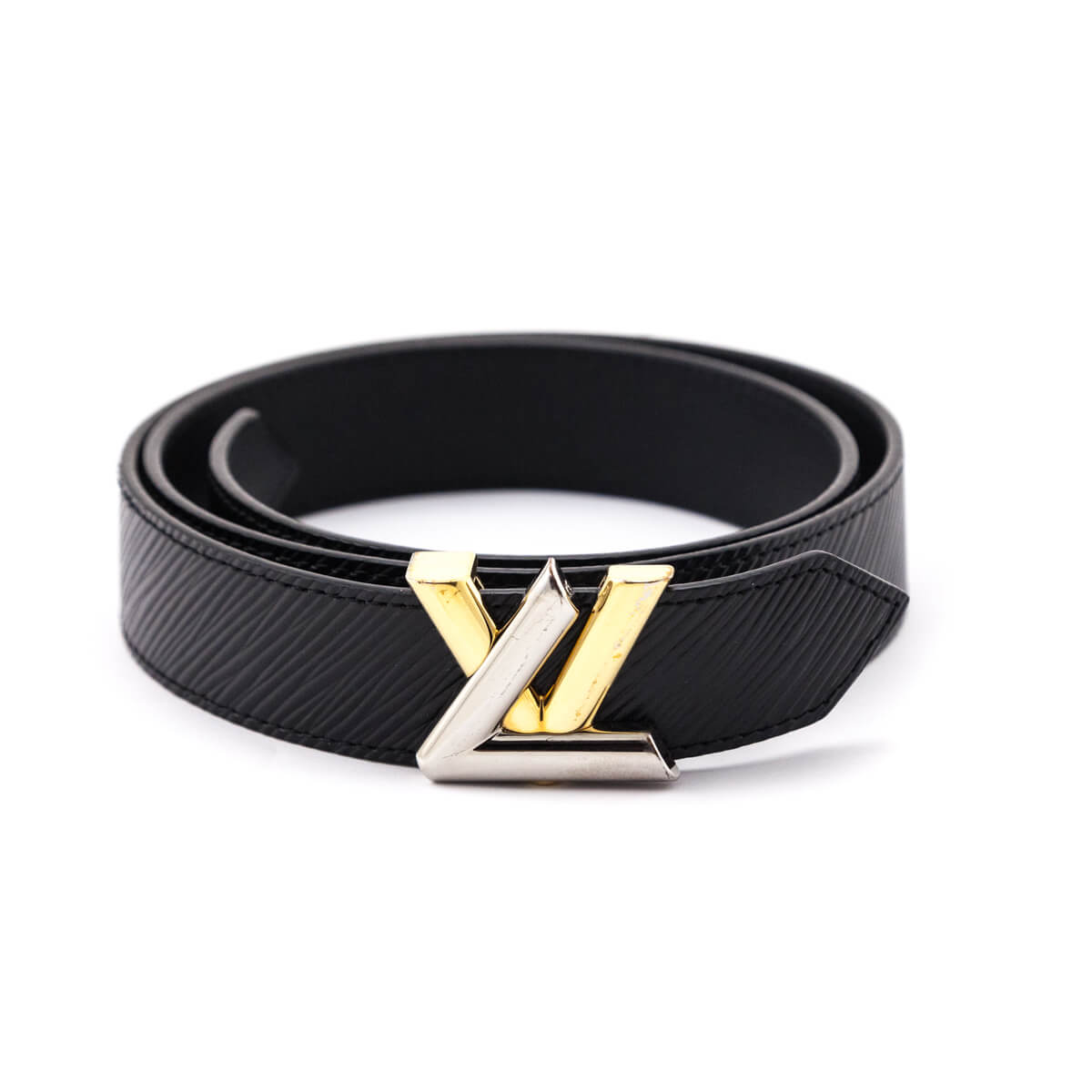 Louis Vuitton Epi Belt Saint Tulle Classic Noir LOUIS VUITTON Epi Electric Santur LV Buckle Belt Men main image 4