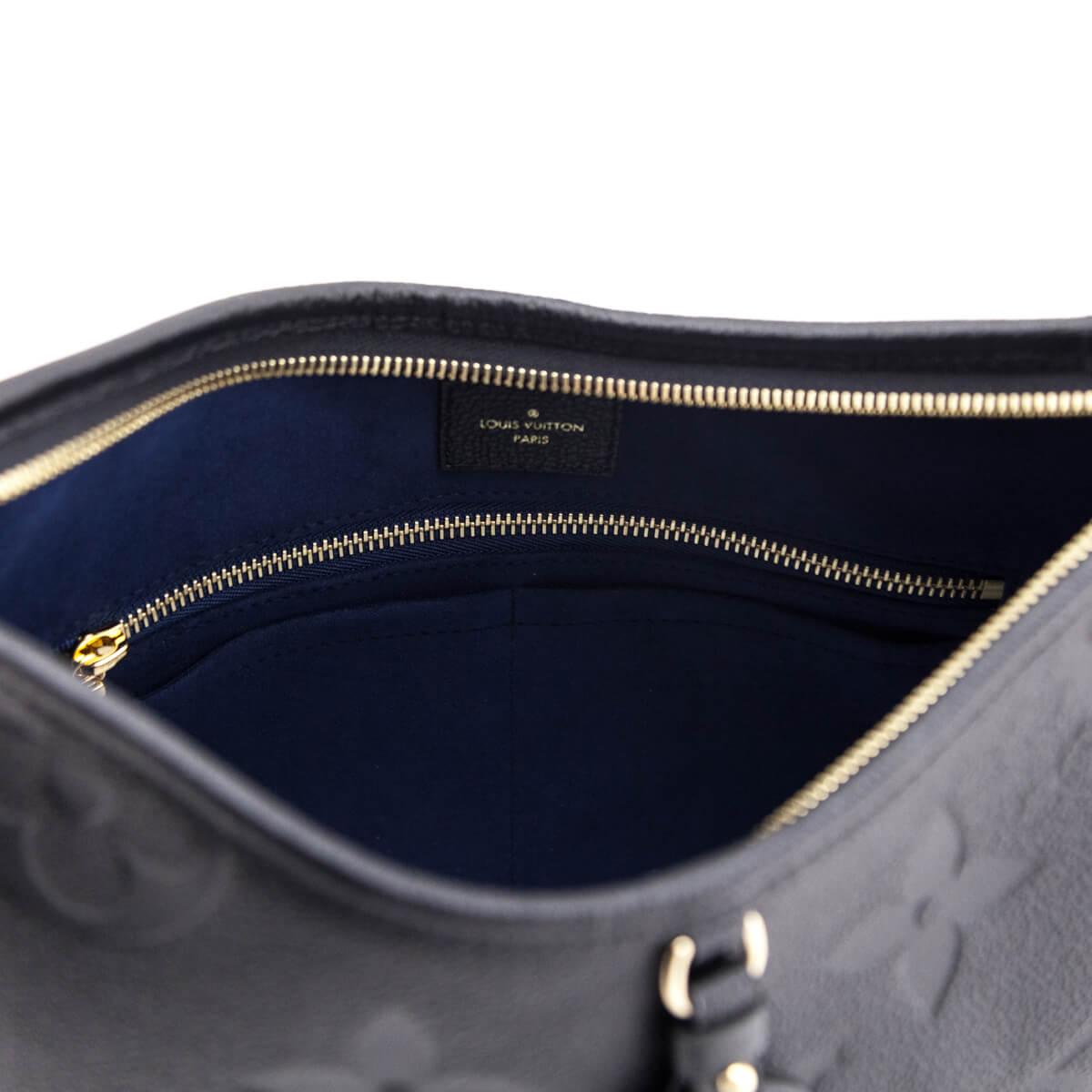 Louis Vuitton Black Monogram Empreinte CarryAll PM - Love that Bag etc - Preowned Authentic Designer Handbags & Preloved Fashions