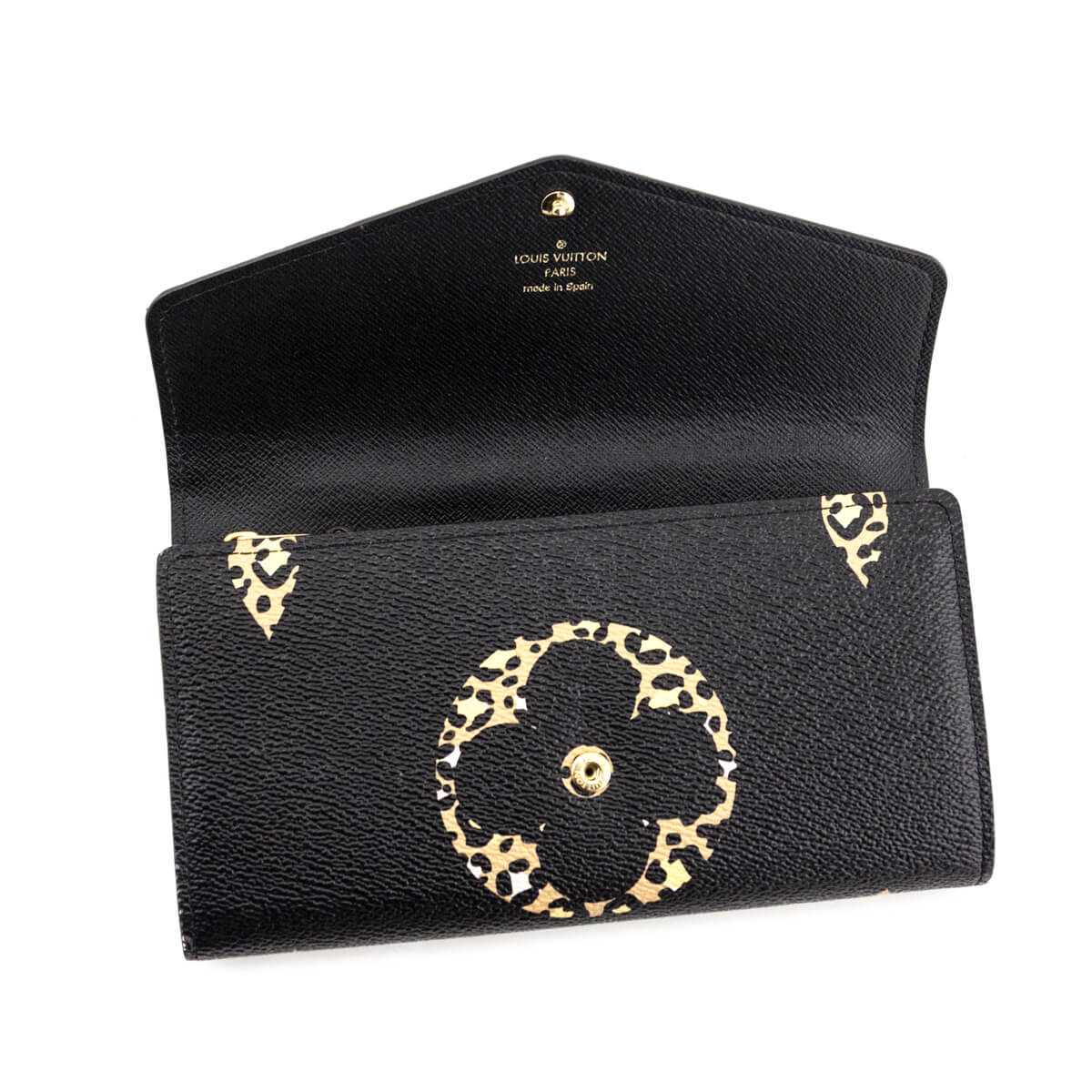 Louis Vuitton Black Monogram Giant Jungle Sarah Wallet NM - Love that Bag etc - Preowned Authentic Designer Handbags & Preloved Fashions