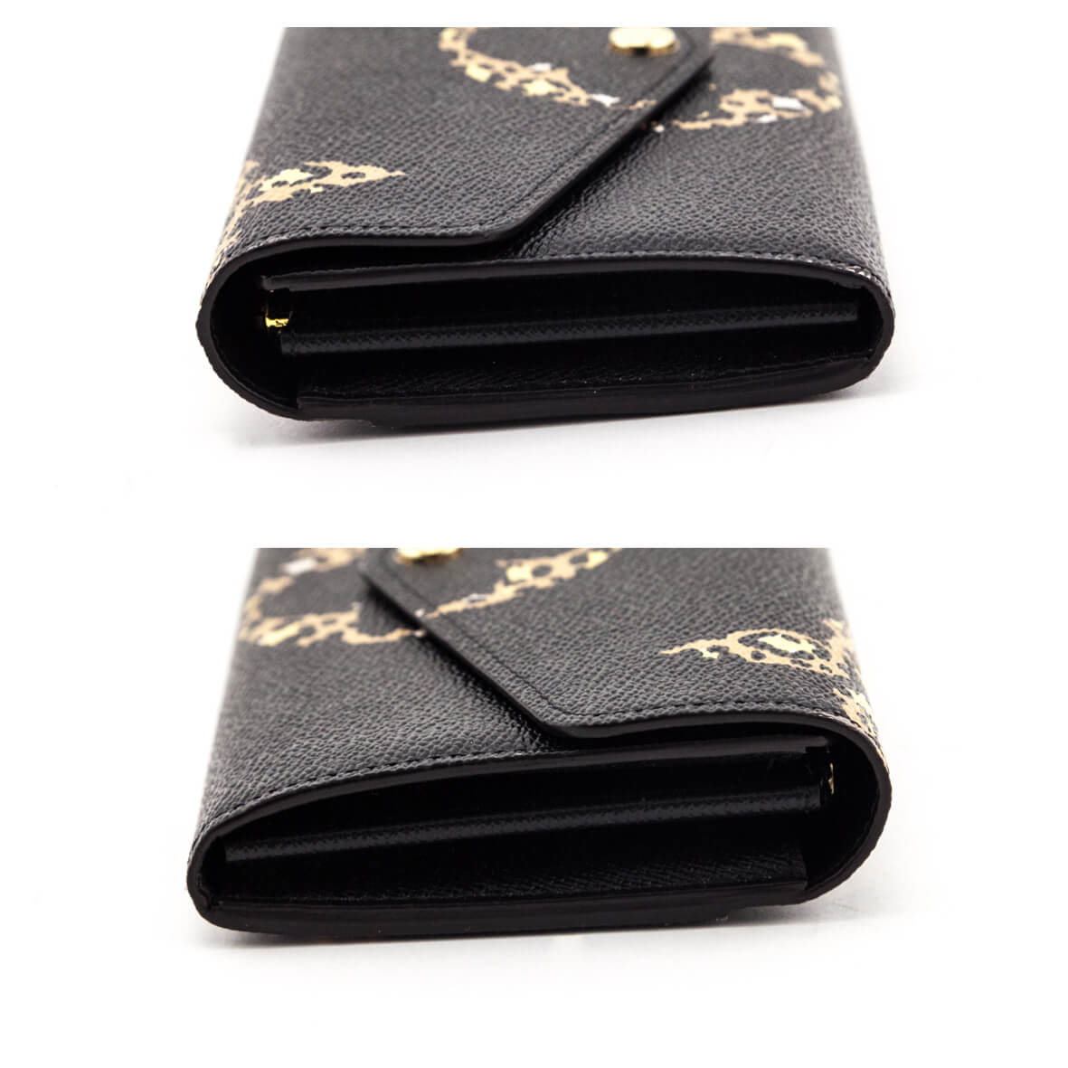 Louis Vuitton Black Monogram Giant Jungle Sarah Wallet NM - Love that Bag etc - Preowned Authentic Designer Handbags & Preloved Fashions