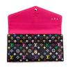 Louis Vuitton Black Monogram Multicolore Sarah Wallet NM - Love that Bag etc - Preowned Authentic Designer Handbags & Preloved Fashions
