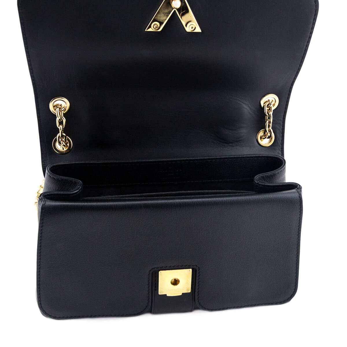 Louis Vuitton Black Plume Ecume Monogram Very Chain Bag