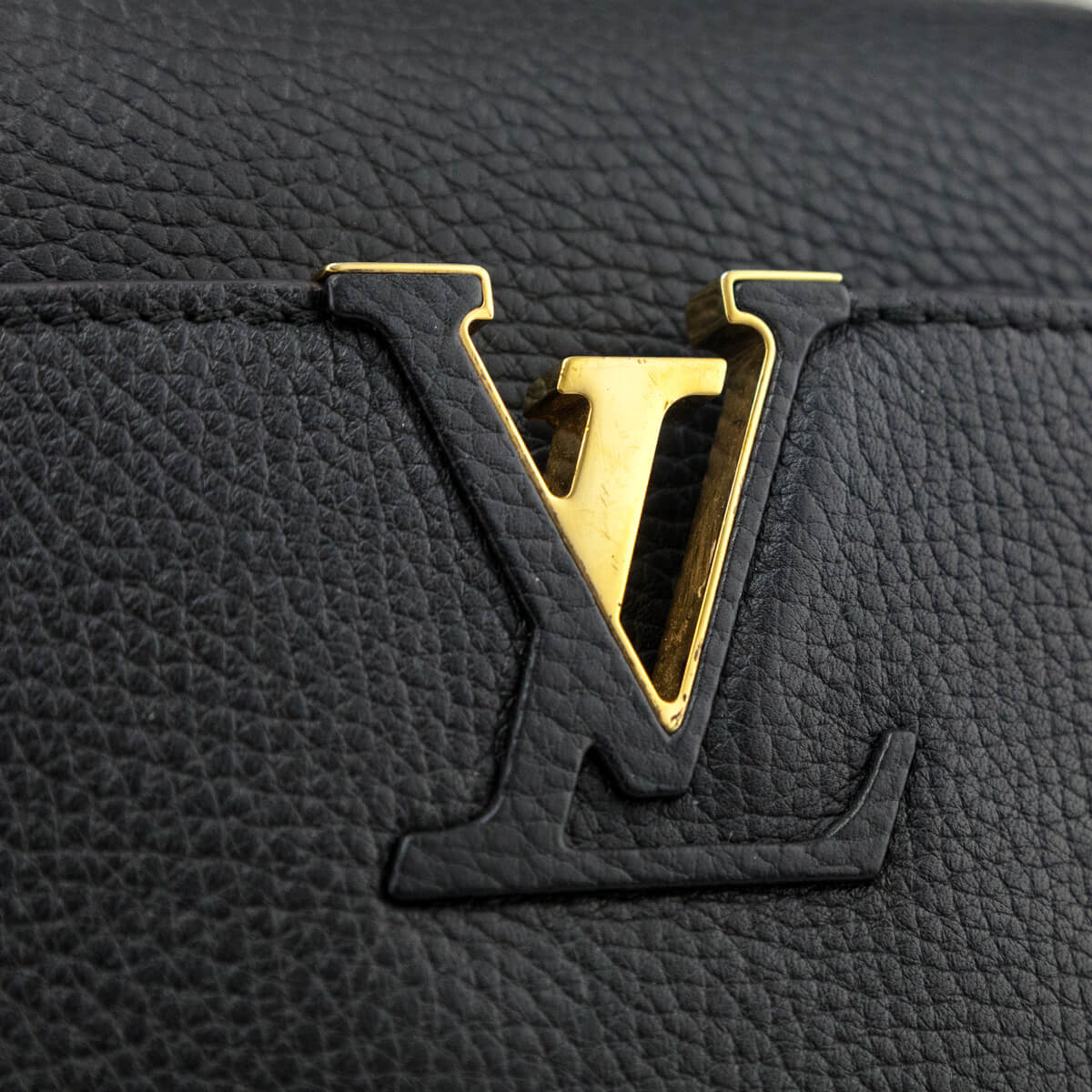 Louis Vuitton Black Taurillon Capucines BB - Love that Bag etc - Preowned Authentic Designer Handbags & Preloved Fashions