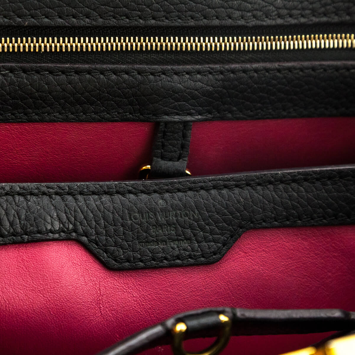Louis Vuitton Black Taurillon Capucines BB - Love that Bag etc - Preowned Authentic Designer Handbags & Preloved Fashions