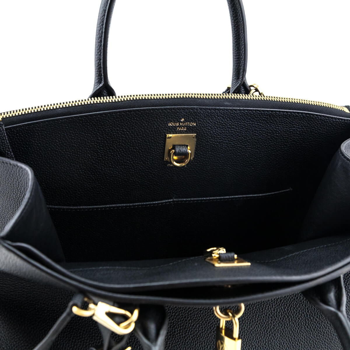 Louis Vuitton Black Taurillon City Steamer GM - Love that Bag etc - Preowned Authentic Designer Handbags & Preloved Fashions