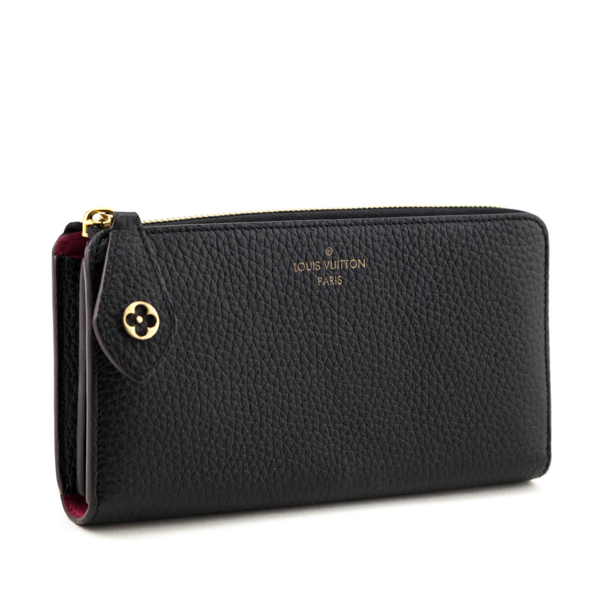 Louis Vuitton Black Taurillon Comete NM Wallet - Love that Bag etc - Preowned Authentic Designer Handbags & Preloved Fashions