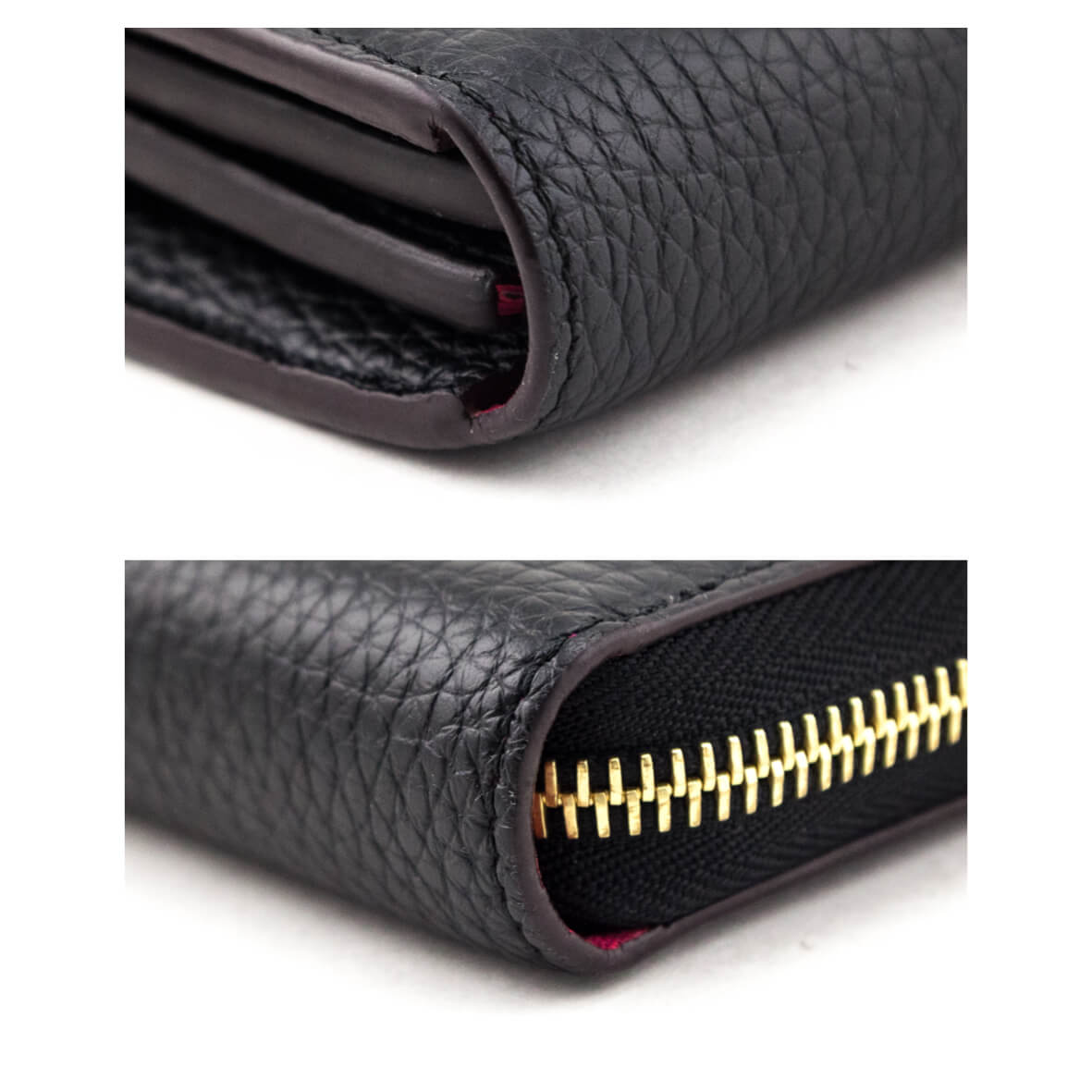 Louis Vuitton Black Taurillon Comete NM Wallet - Love that Bag etc - Preowned Authentic Designer Handbags & Preloved Fashions