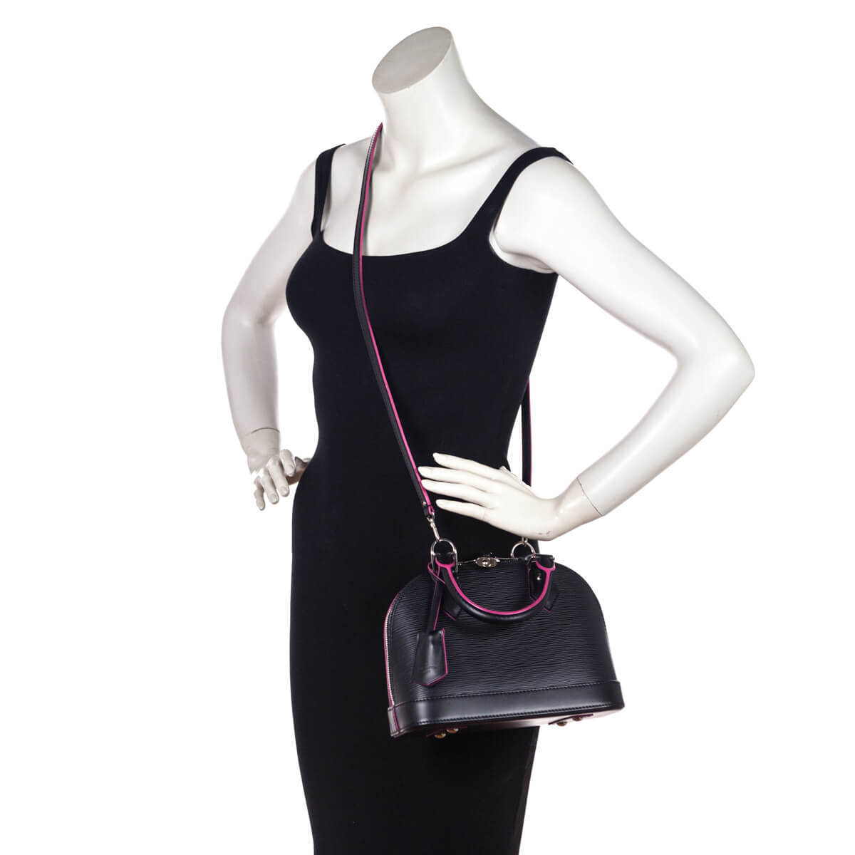 Louis Vuitton Black & Hot Pink Epi Alma BB - Love that Bag etc - Preowned Authentic Designer Handbags & Preloved Fashions