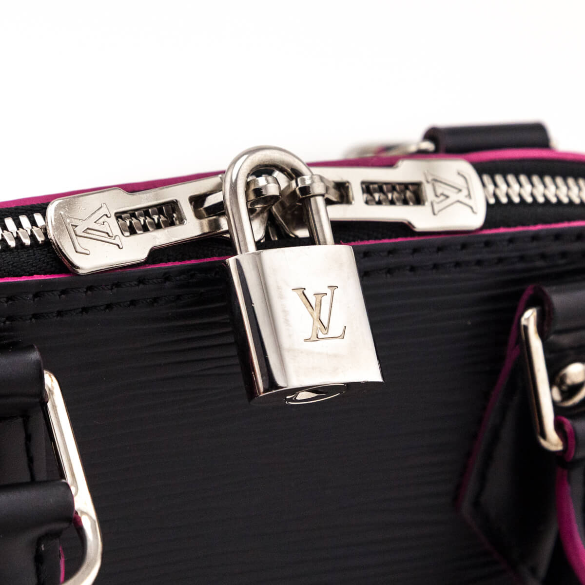 Louis Vuitton Black & Hot Pink Epi Alma BB - Love that Bag etc - Preowned Authentic Designer Handbags & Preloved Fashions