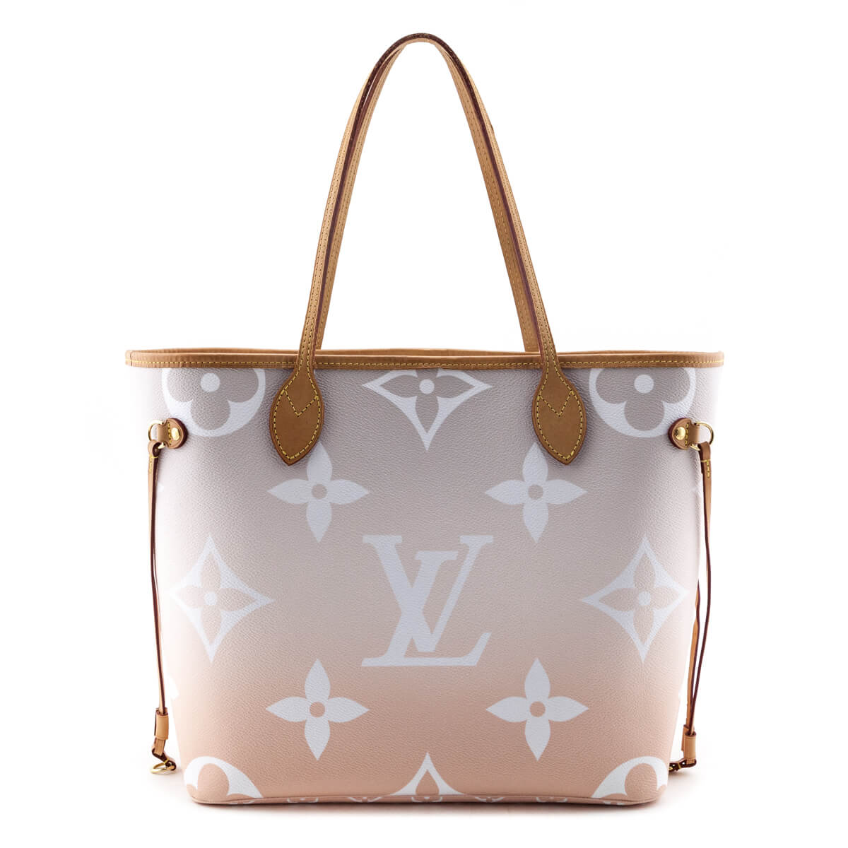 Louis Vuitton Brume Giant Monogram By The Pool Neverfull MM W/ Pouch - Love that Bag etc - Preowned Authentic Designer Handbags & Preloved Fashions