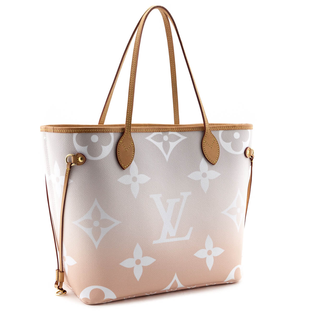 Louis Vuitton Brume Giant Monogram By The Pool Neverfull MM W/ Pouch - Love that Bag etc - Preowned Authentic Designer Handbags & Preloved Fashions