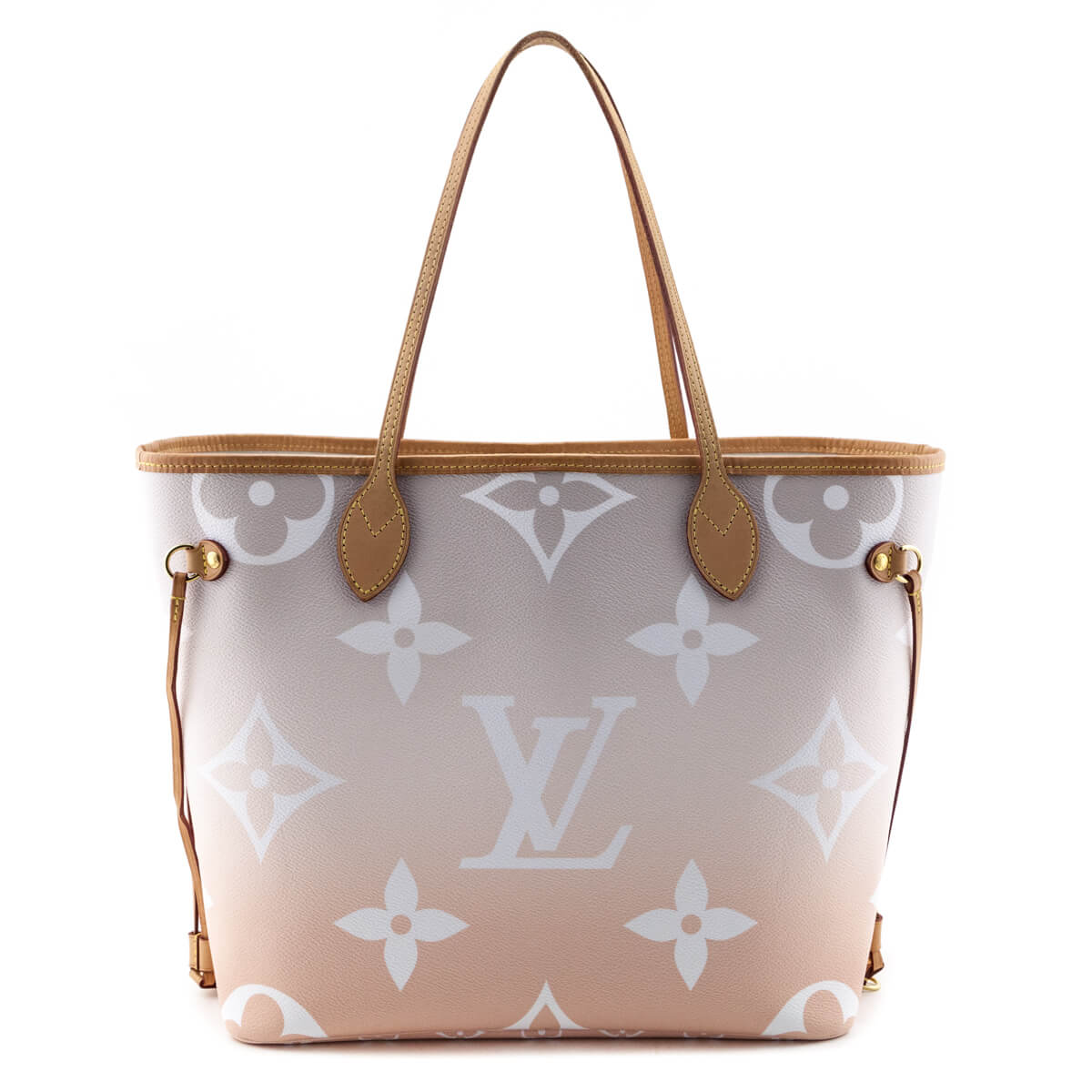 Louis Vuitton Brume Giant Monogram By The Pool Neverfull MM W/ Pouch - Love that Bag etc - Preowned Authentic Designer Handbags & Preloved Fashions