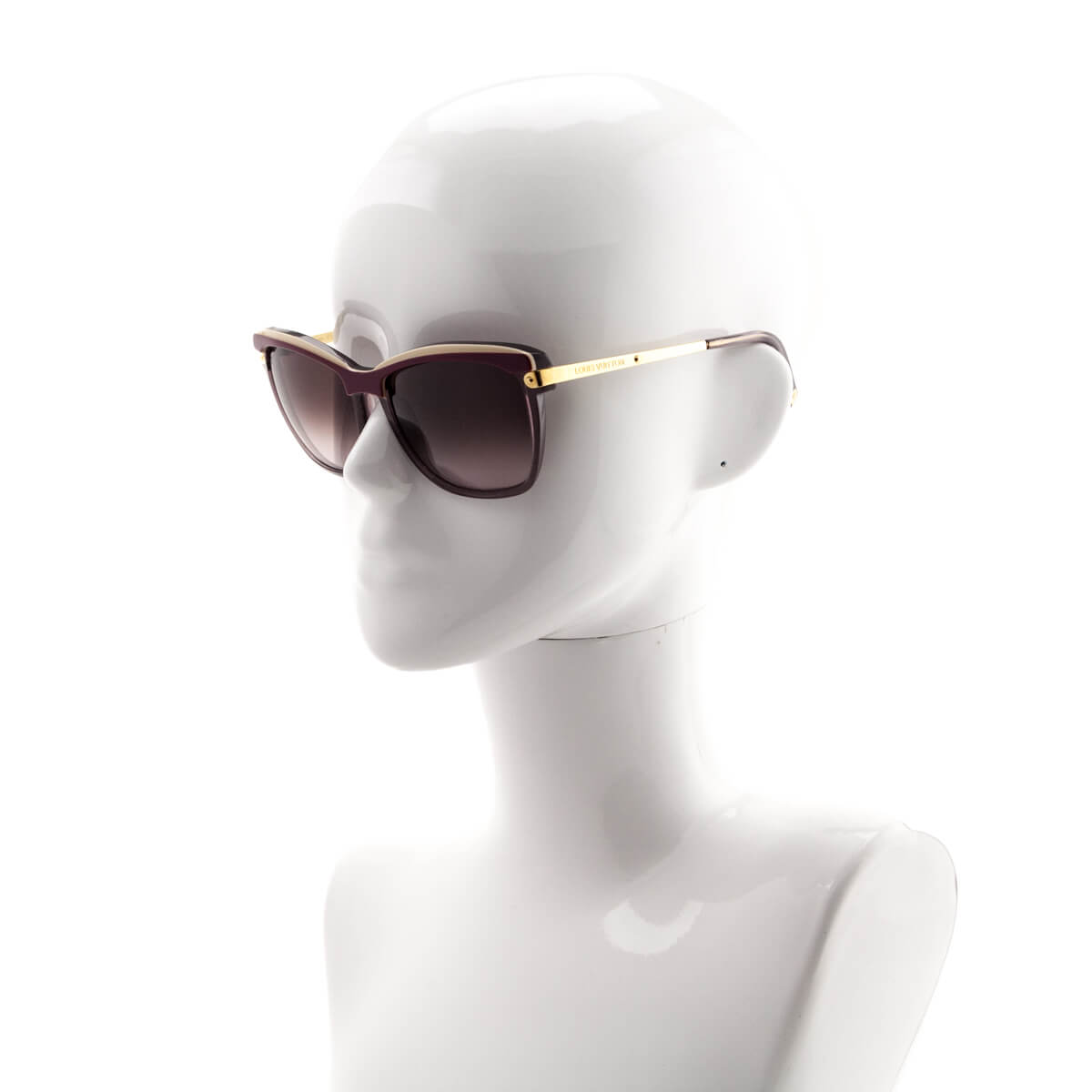 Louis Vuitton Burgundy Taupe Glitter Wayfarer Sunglasses - Love that Bag etc - Preowned Authentic Designer Handbags & Preloved Fashions