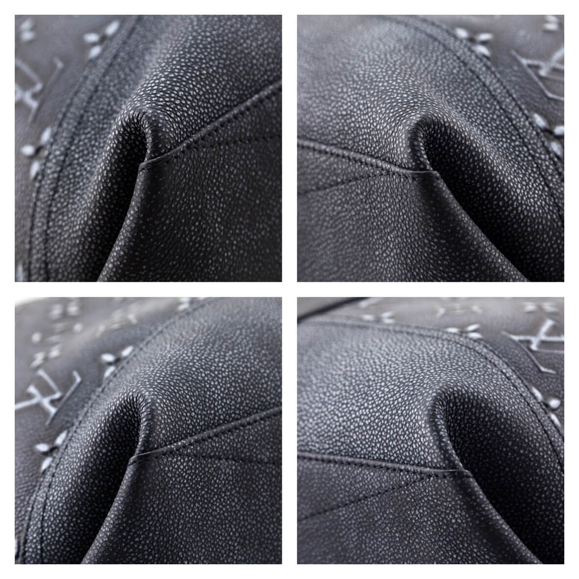 Louis Vuitton Charcoal Cowhide Faded Monogram Journey Tote - Love that Bag etc - Preowned Authentic Designer Handbags & Preloved Fashions