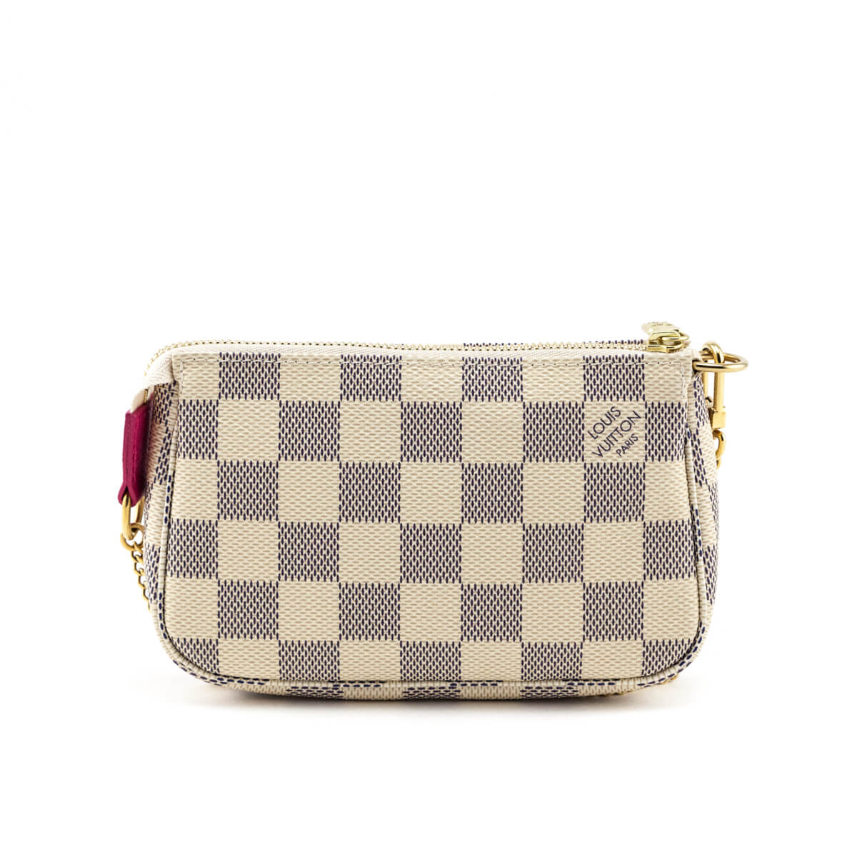 Louis Vuitton Damier Azur Hibiscus Illustre Mini Pochette Accessories - Love that Bag etc - Preowned Authentic Designer Handbags & Preloved Fashions
