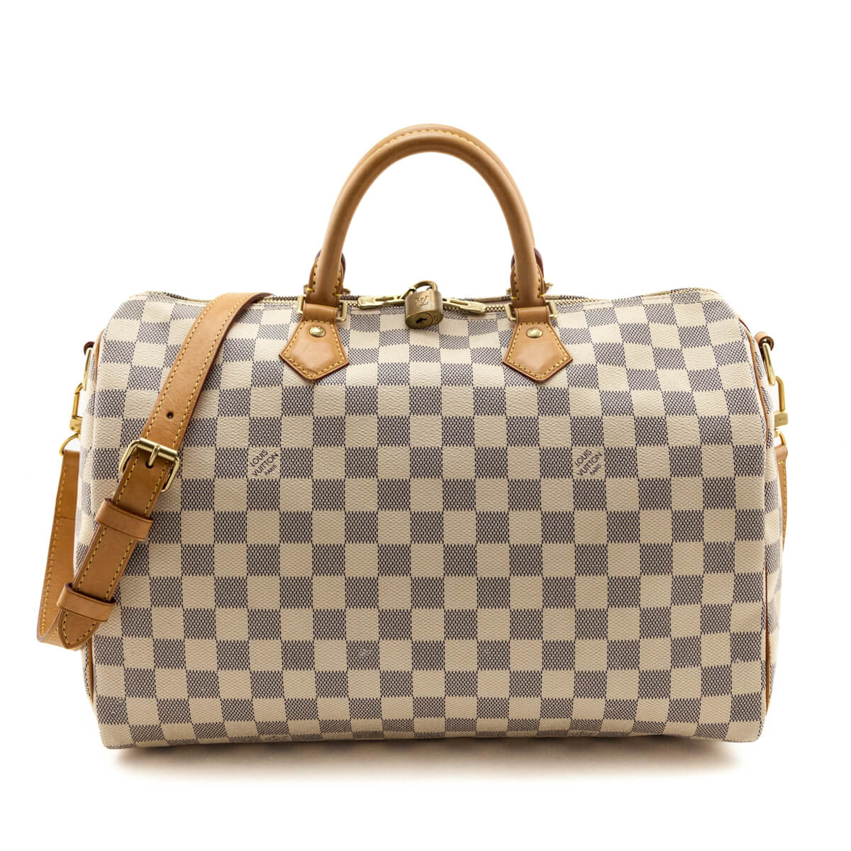 Louis Vuitton Damier Azure Speedy Bandouliere 35 - Love that Bag etc - Preowned Authentic Designer Handbags & Preloved Fashions