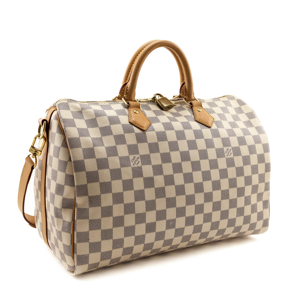 Louis Vuitton Damier Azure Speedy Bandouliere 35 - Love that Bag etc - Preowned Authentic Designer Handbags & Preloved Fashions