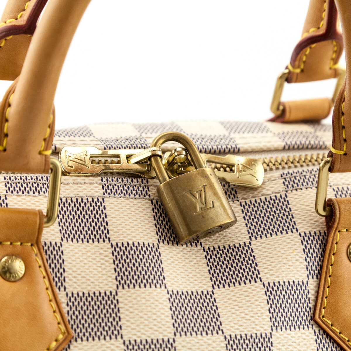 Louis Vuitton Damier Azure Speedy Bandouliere 35 - Love that Bag etc - Preowned Authentic Designer Handbags & Preloved Fashions