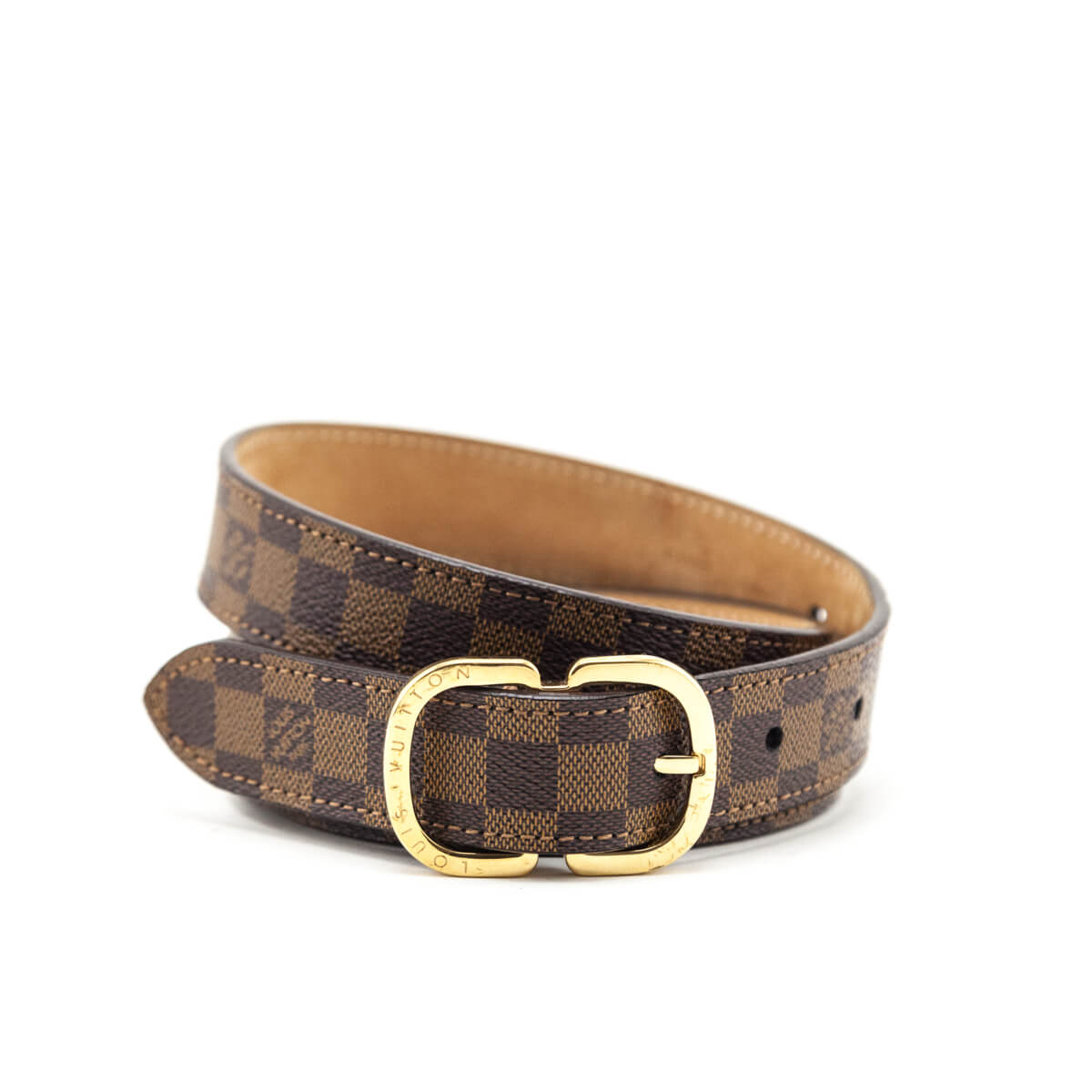 Louis Vuitton Damier Ebene Mini 25MM Belt Preloved Louis Vuitton