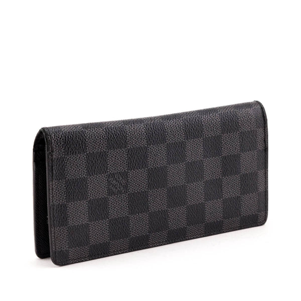 Louis Vuitton Damier Ebene Canvas Brazza Wallet