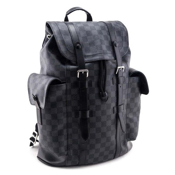 black louis vuitton backpack purse