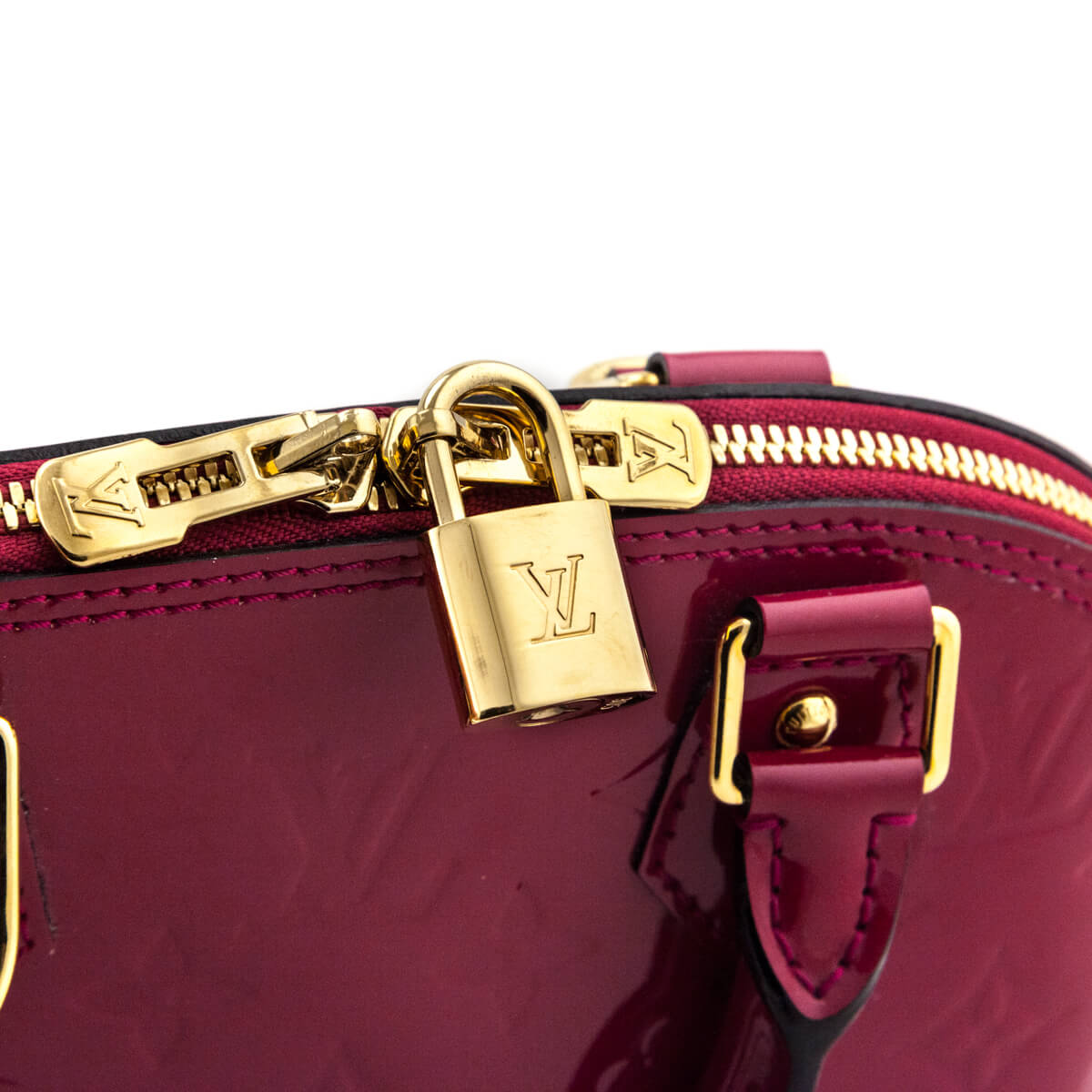 Louis Vuitton Indian Rose Monogram Vernis Alma BB - Love that Bag etc - Preowned Authentic Designer Handbags & Preloved Fashions