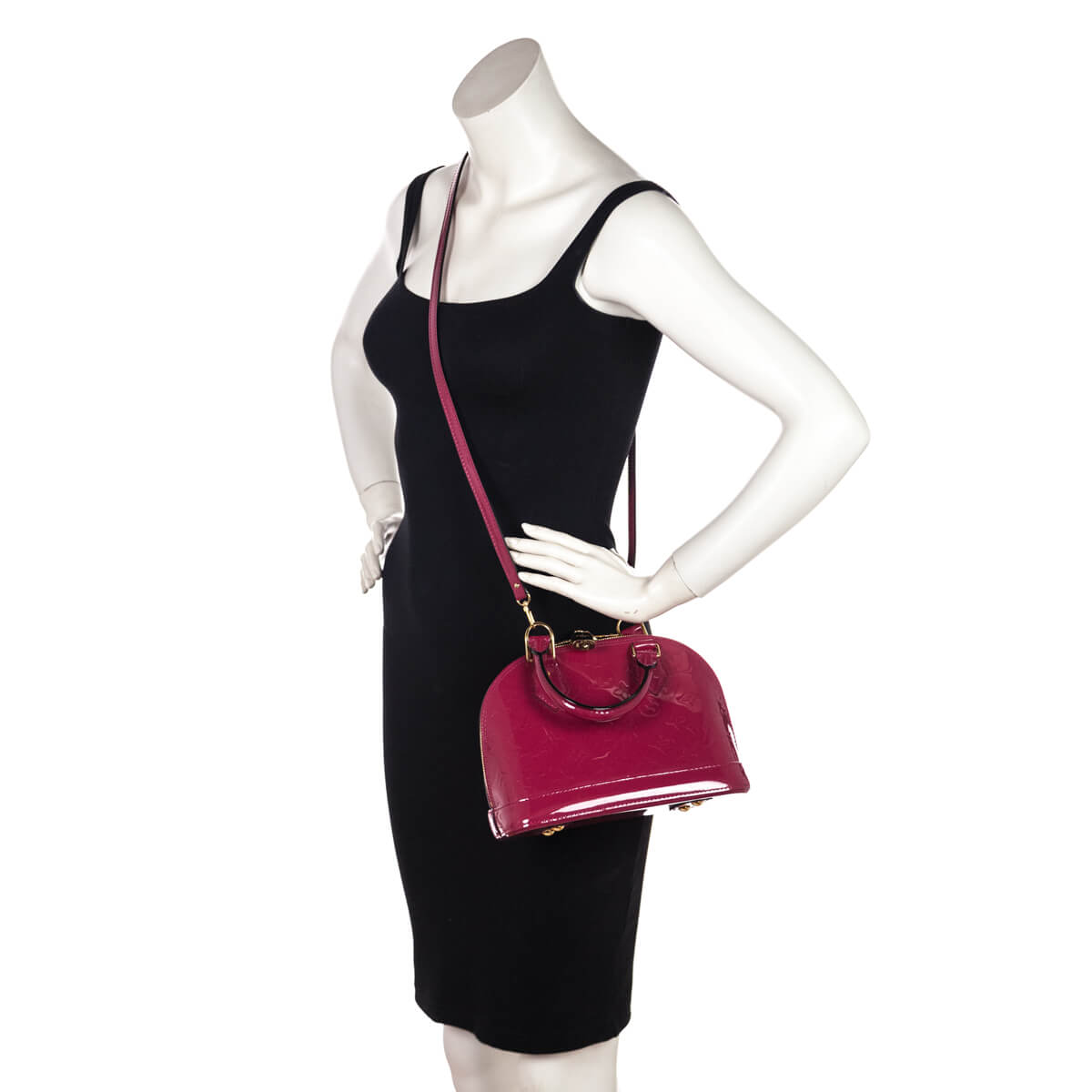 Louis Vuitton Indian Rose Monogram Vernis Alma BB - Love that Bag etc - Preowned Authentic Designer Handbags & Preloved Fashions