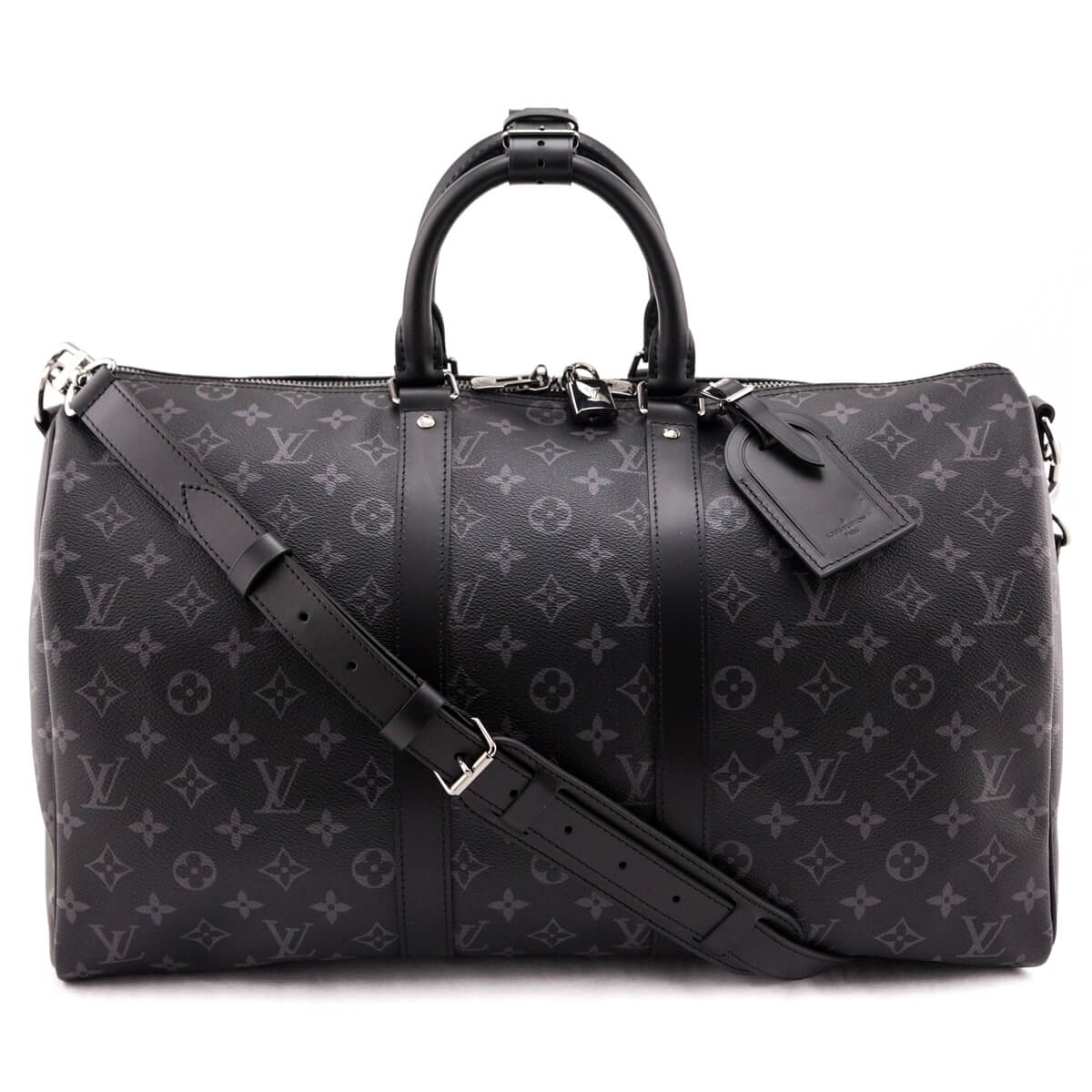 Louis Vuitton Monogram Eclipse Keepall Bandouliere 45 - Love that Bag etc - Preowned Authentic Designer Handbags & Preloved Fashions