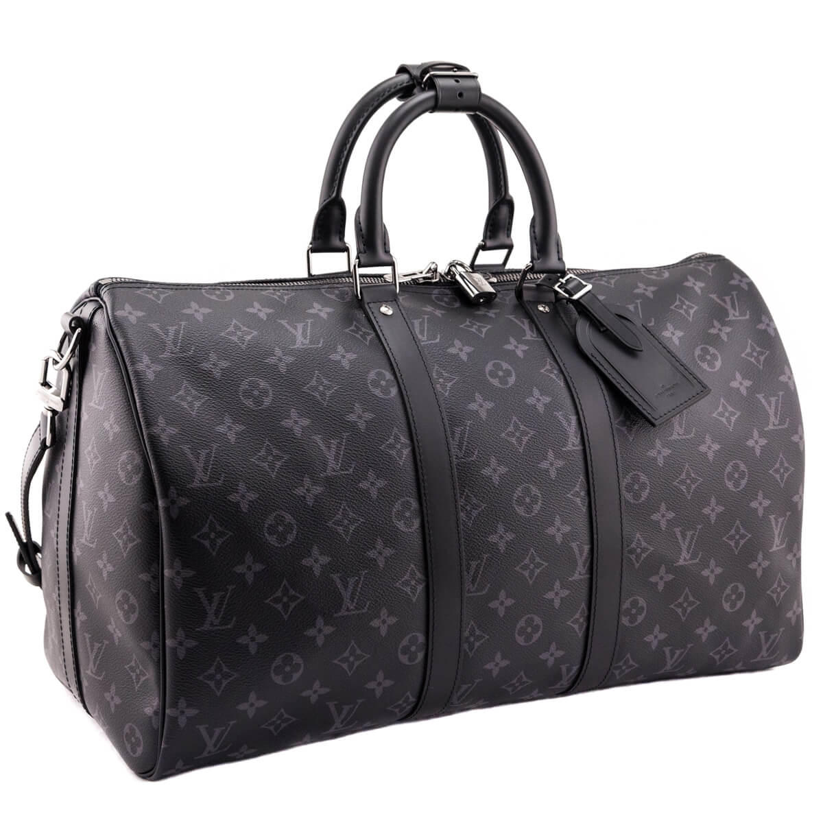 Louis Vuitton Monogram Eclipse Keepall Bandouliere 45 - Love that Bag etc - Preowned Authentic Designer Handbags & Preloved Fashions