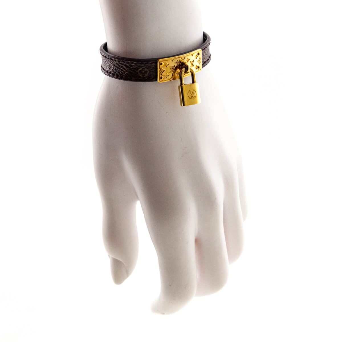 Louis Vuitton Monogram Lock Me Bracelet - Love that Bag etc - Preowned Authentic Designer Handbags & Preloved Fashions