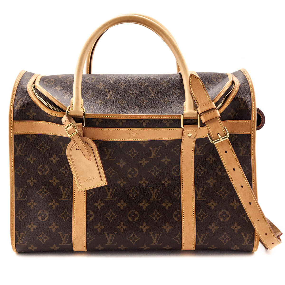 Louis Vuitton Monogram Sac Chien 40 Pet Carrier - Love that Bag etc - Preowned Authentic Designer Handbags & Preloved Fashions