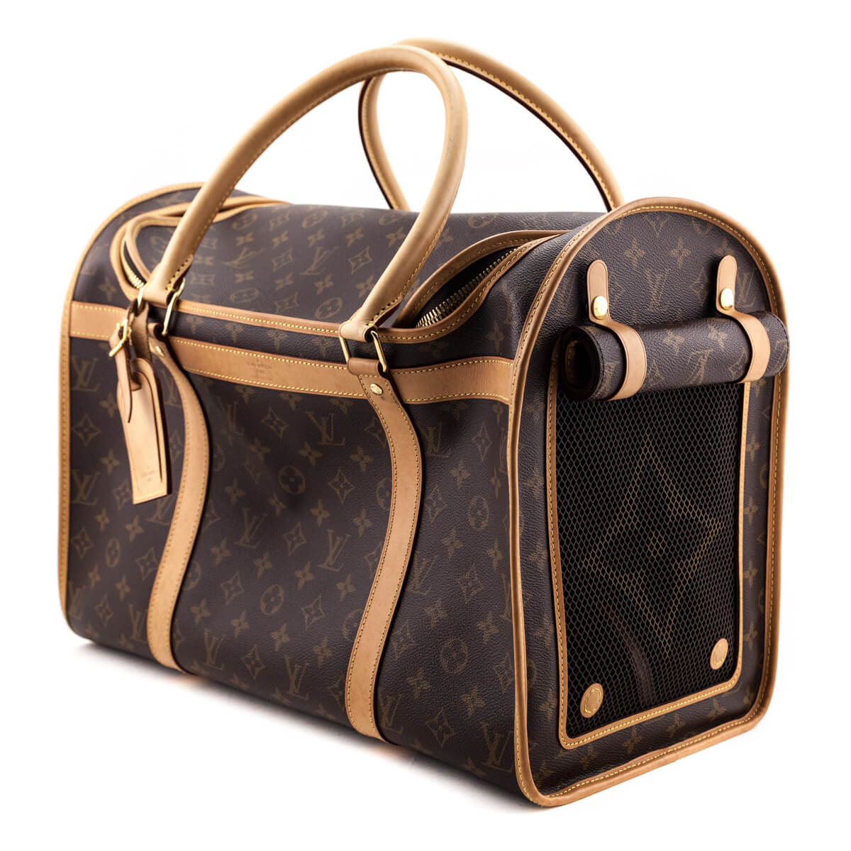 Louis Vuitton Monogram Sac Chien 40 Pet Carrier - Love that Bag etc - Preowned Authentic Designer Handbags & Preloved Fashions