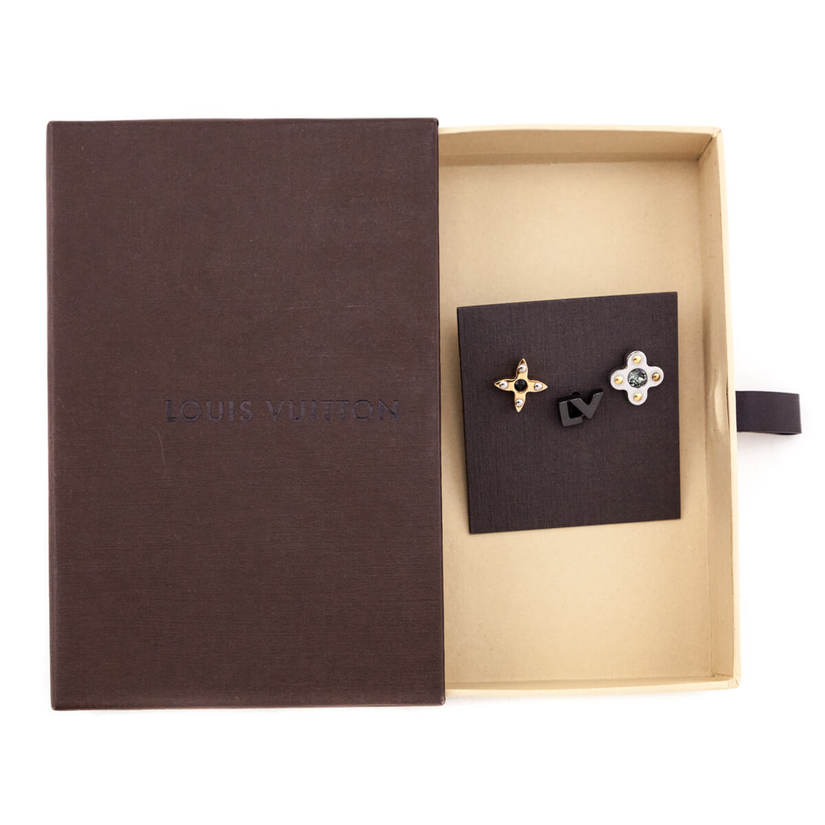 Louis Vuitton Monogram Trio Stud Earrings - Love that Bag etc - Preowned Authentic Designer Handbags & Preloved Fashions