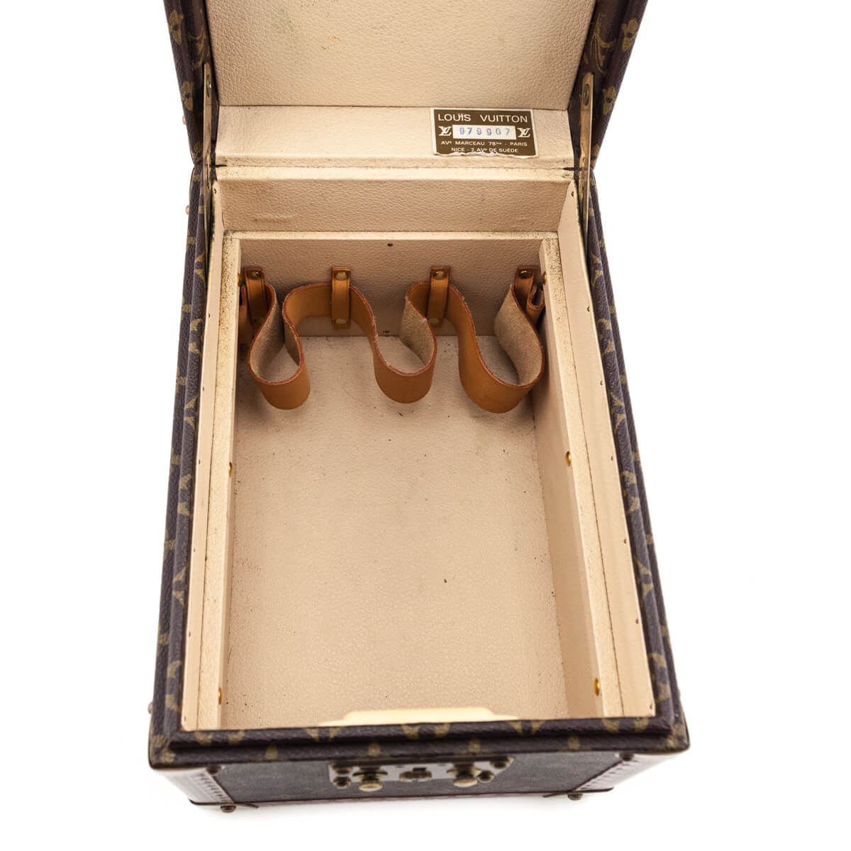 Louis Vuitton Monogram Vintage Boite Flacons Beauty Train Trunk Case - Love that Bag etc - Preowned Authentic Designer Handbags & Preloved Fashions