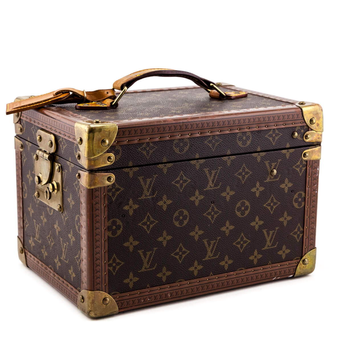 Louis Vuitton Monogram Vintage Boite Flacons Beauty Train Trunk Case - Love that Bag etc - Preowned Authentic Designer Handbags & Preloved Fashions