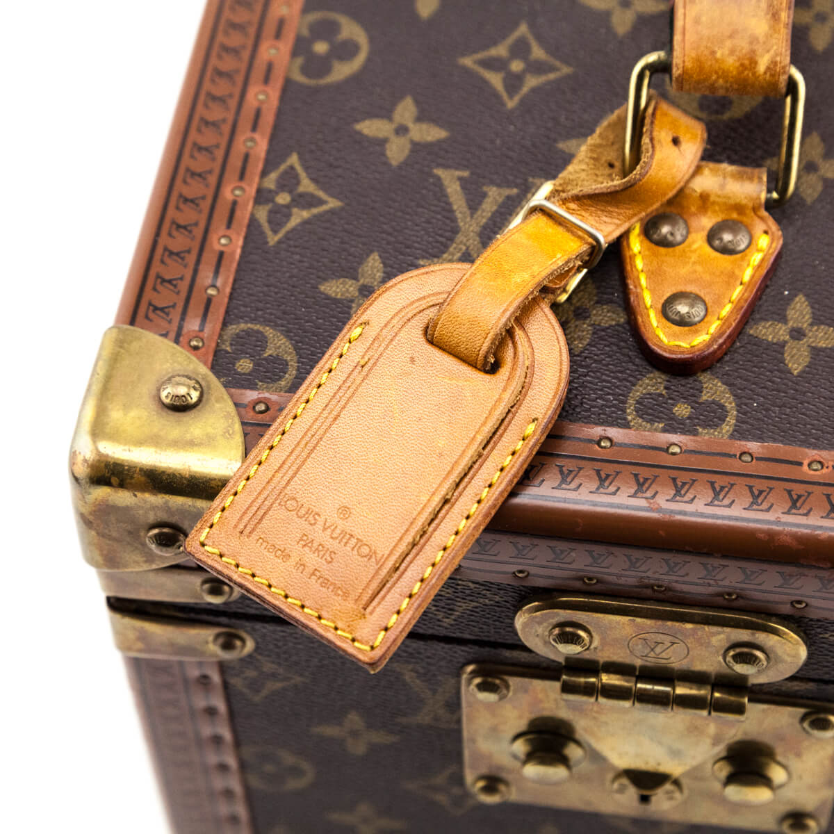 Louis Vuitton Monogram Vintage Boite Flacons Beauty Train Trunk Case - Love that Bag etc - Preowned Authentic Designer Handbags & Preloved Fashions