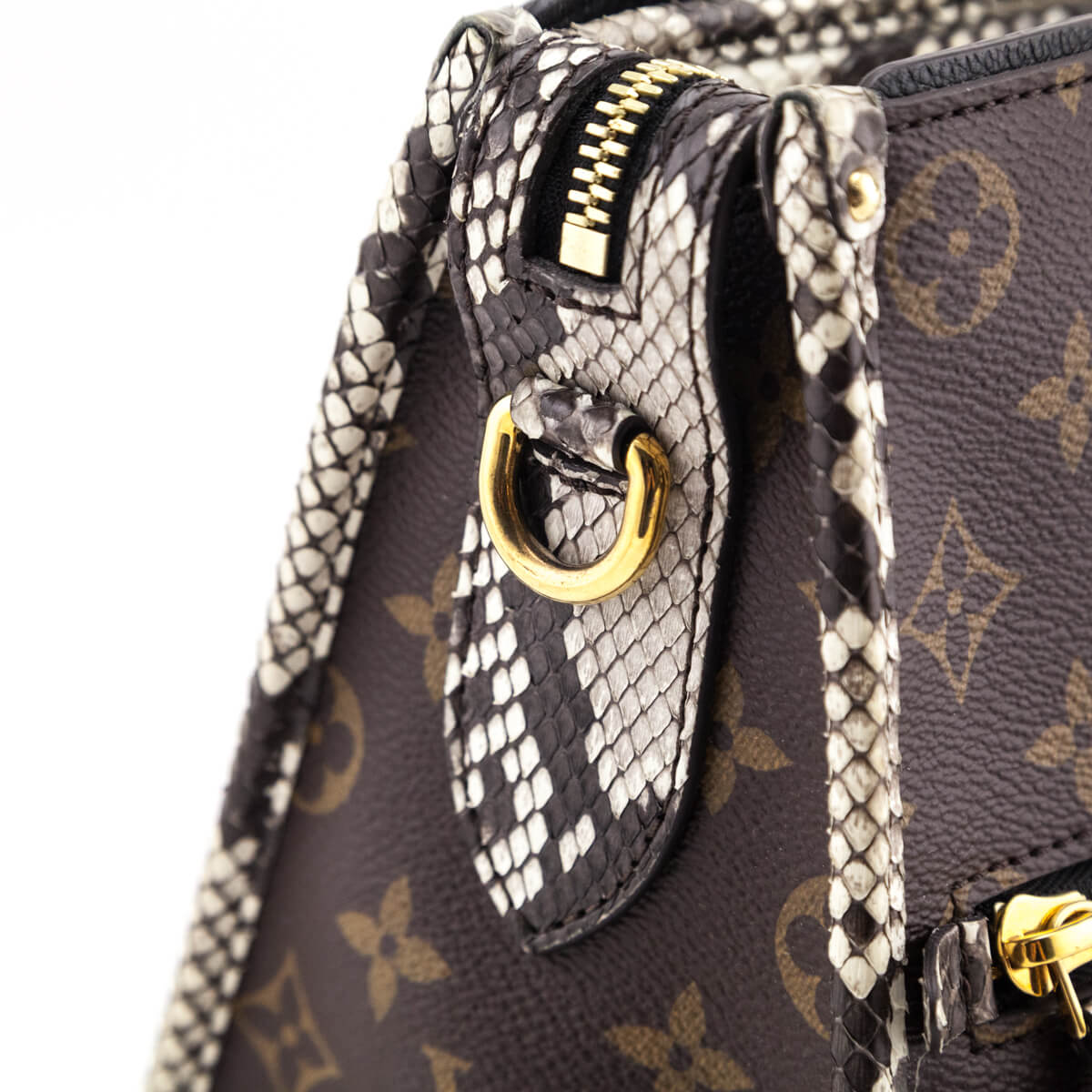Louis Vuitton Monogram & Python Popincourt MM - Love that Bag etc - Preowned Authentic Designer Handbags & Preloved Fashions