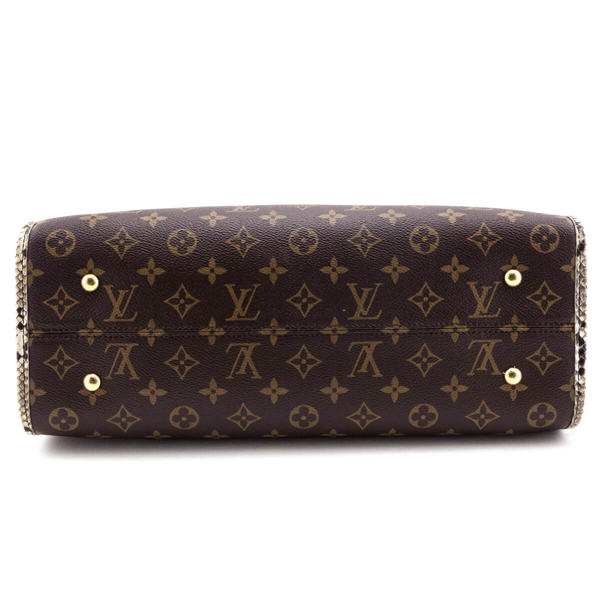 Louis Vuitton Monogram & Python Popincourt MM - Love that Bag etc - Preowned Authentic Designer Handbags & Preloved Fashions