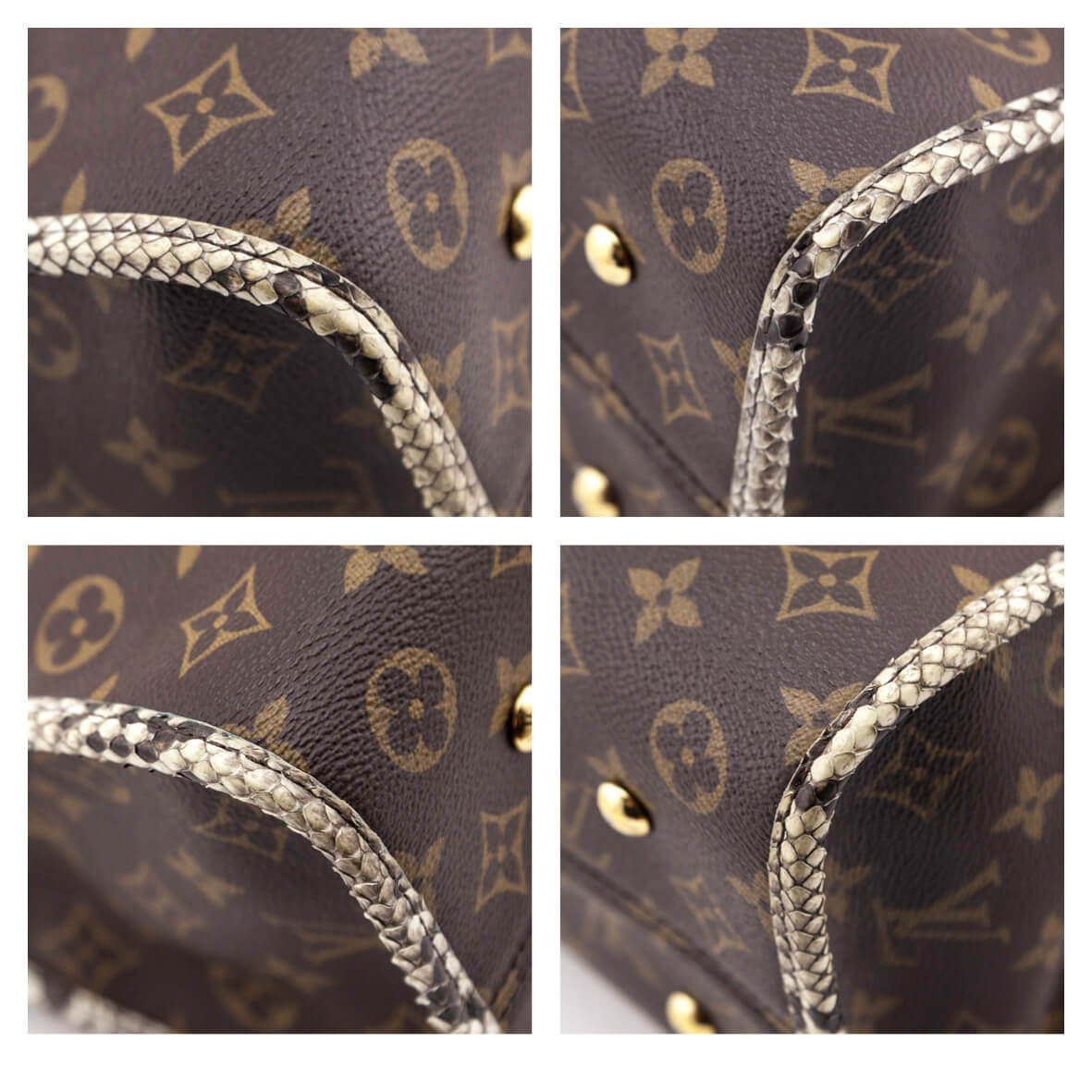 Louis Vuitton Monogram & Python Popincourt MM - Love that Bag etc - Preowned Authentic Designer Handbags & Preloved Fashions
