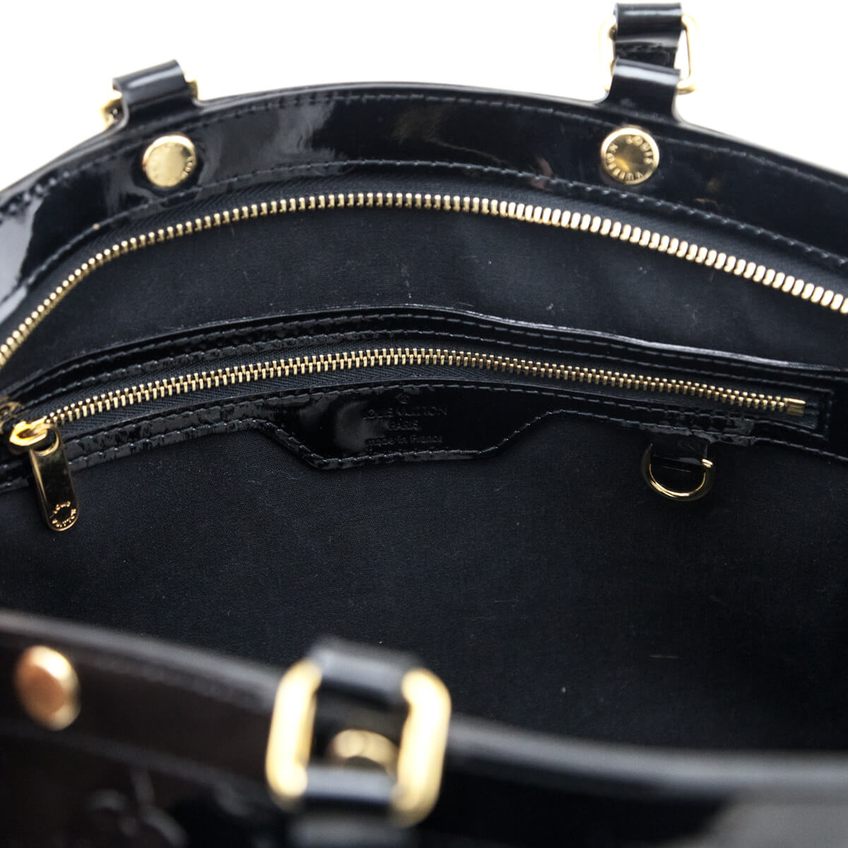 Louis Vuitton Noir Magnetique Monogram Vernis Brea MM - Love that Bag etc - Preowned Authentic Designer Handbags & Preloved Fashions