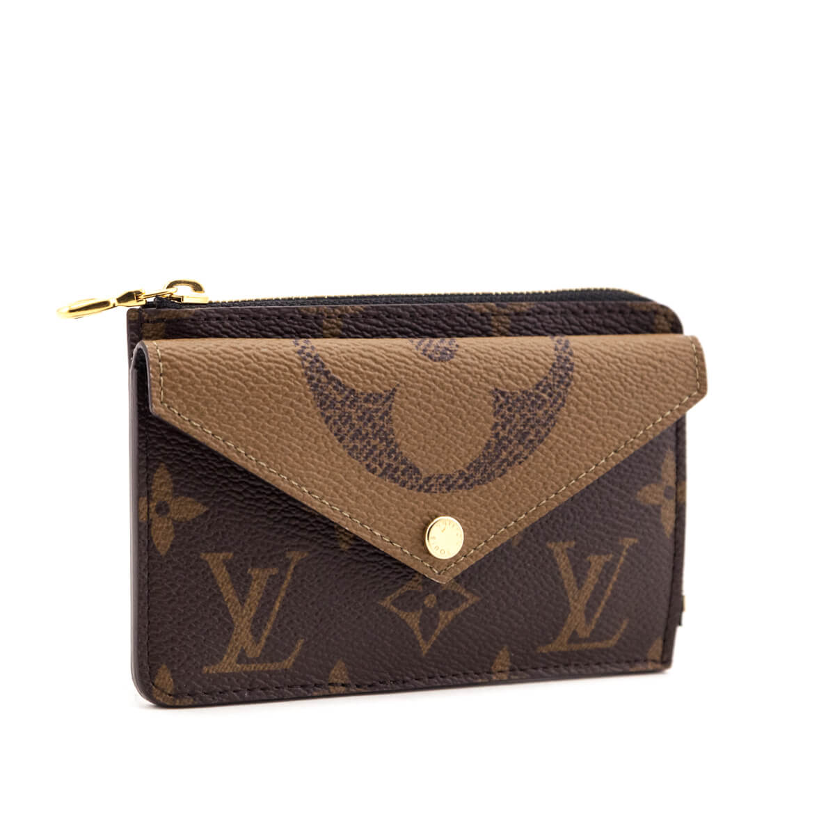 Louis Vuitton Reverse Monogram Recto Verso Card Holder - Love that Bag etc - Preowned Authentic Designer Handbags & Preloved Fashions