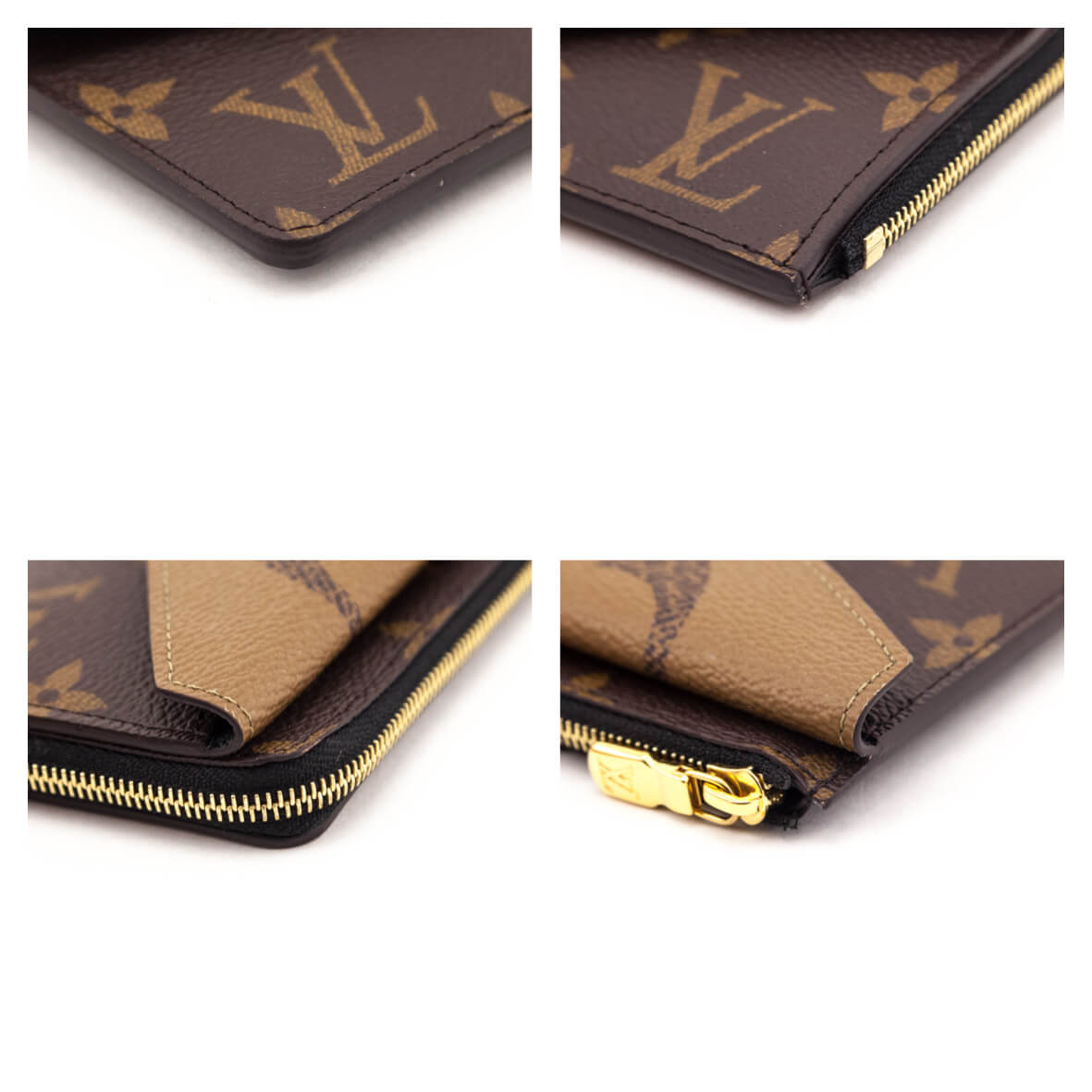 Louis Vuitton Reverse Monogram Recto Verso Card Holder - Love that Bag etc - Preowned Authentic Designer Handbags & Preloved Fashions