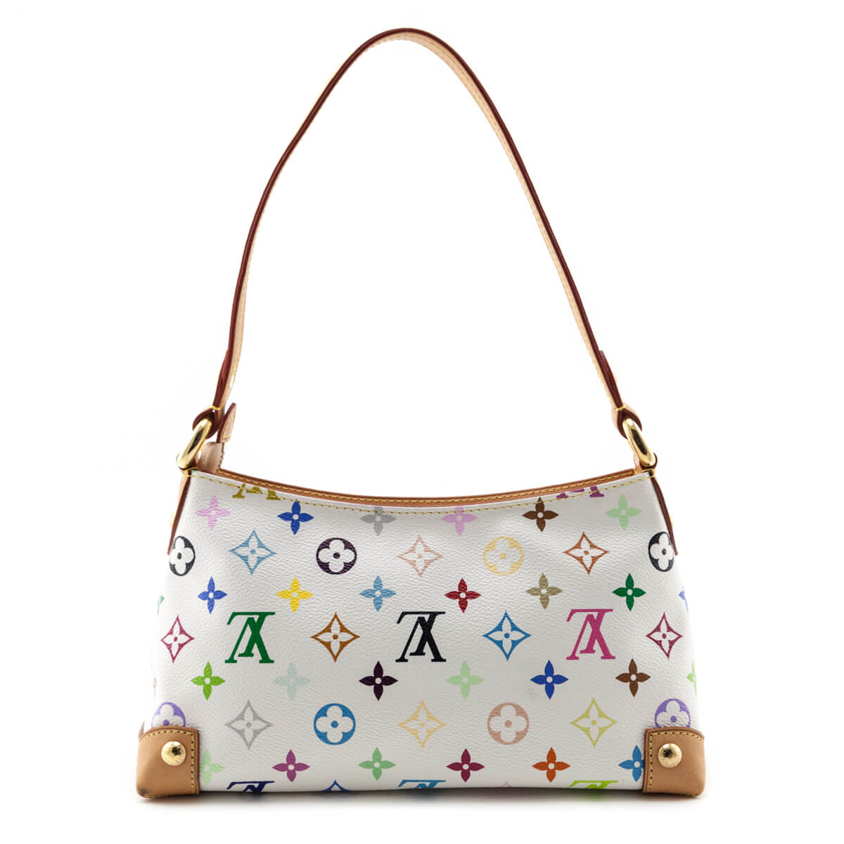 Louis Vuitton White Monogram Multicolore Eliza Bag - Love that Bag etc - Preowned Authentic Designer Handbags & Preloved Fashions