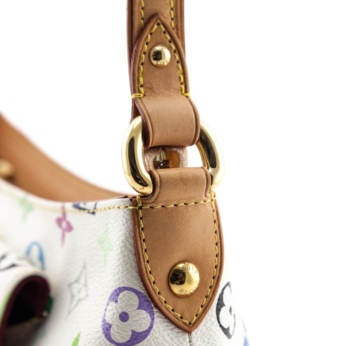 Louis Vuitton White Monogram Multicolore Eliza Bag - Love that Bag etc - Preowned Authentic Designer Handbags & Preloved Fashions