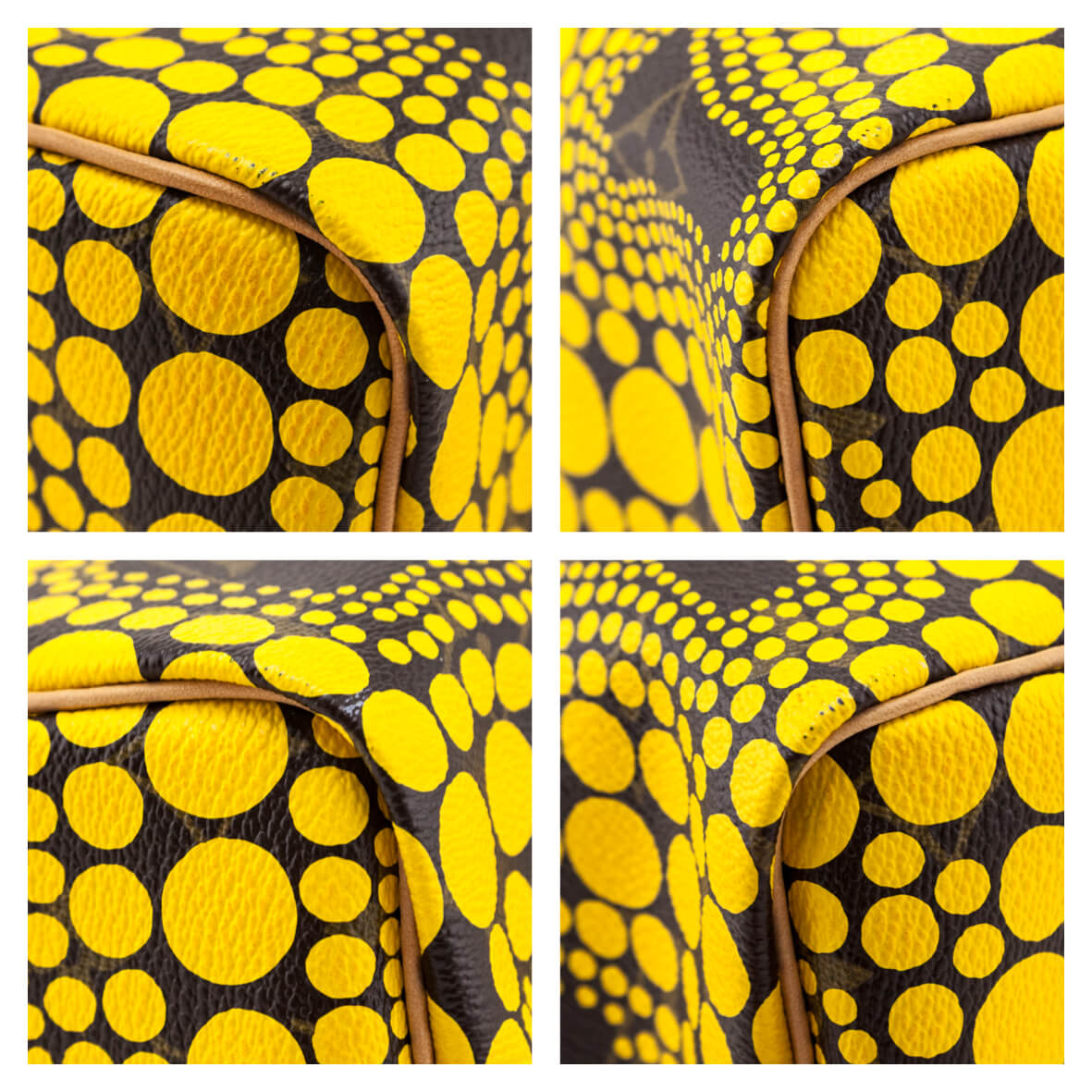 Louis Vuitton Yellow Monogram Kusama Town Speedy 30 - Love that Bag etc - Preowned Authentic Designer Handbags & Preloved Fashions
