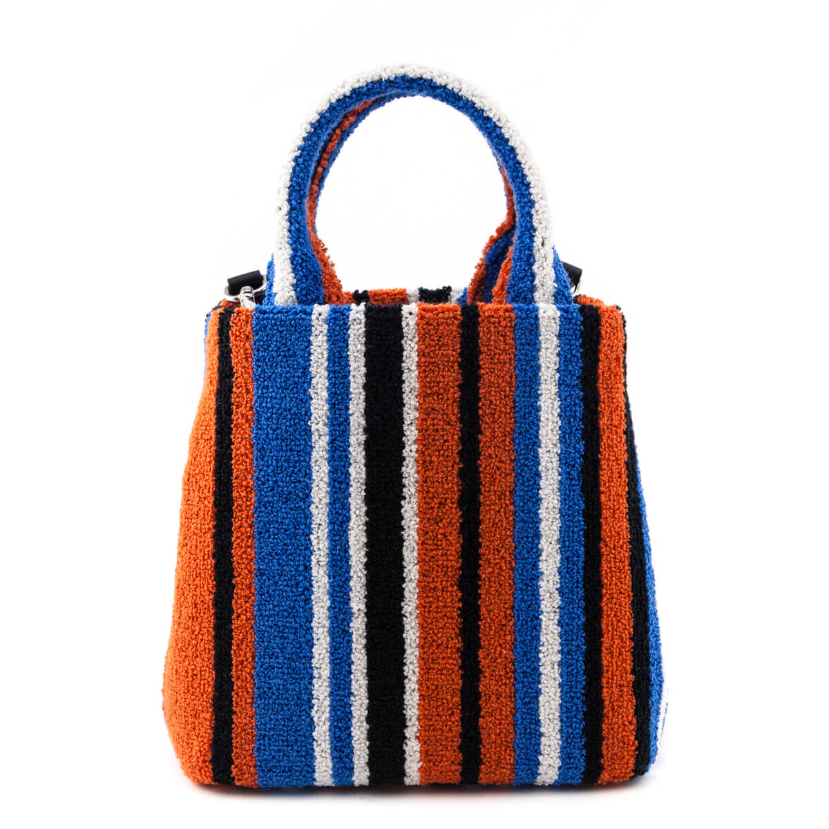 Prada Arancio Terrycloth Bayadere Stripe Bag - Love that Bag etc - Preowned Authentic Designer Handbags & Preloved Fashions