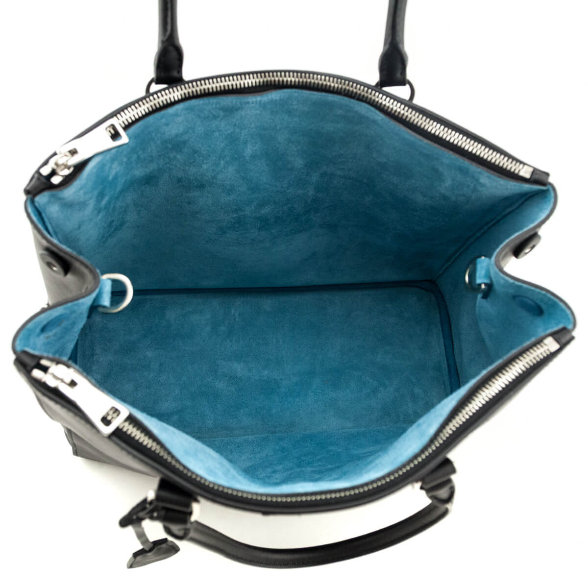 Prada Black City Calf Medium Galleria Double Zip Tote - Love that Bag etc - Preowned Authentic Designer Handbags & Preloved Fashions