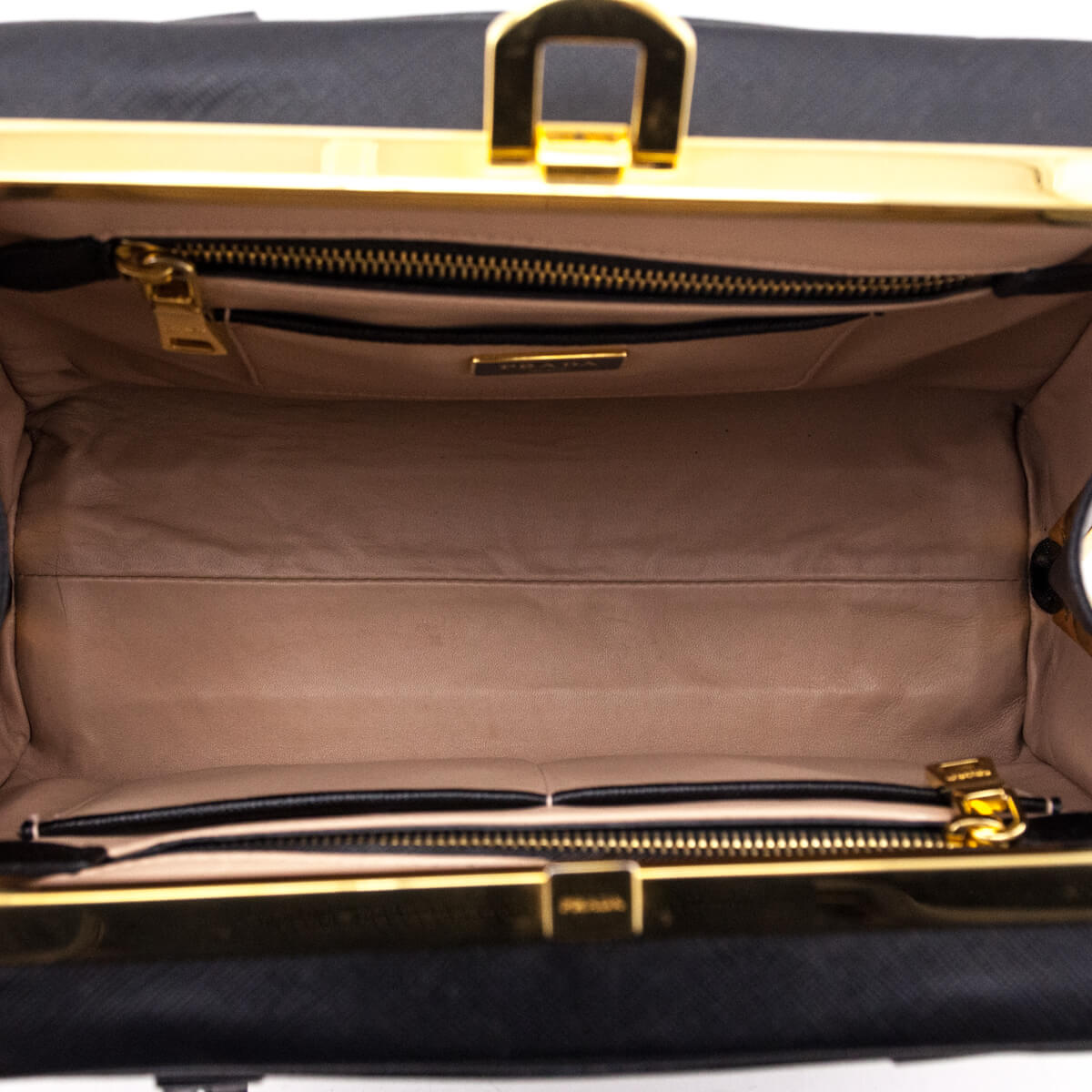 Prada Black Saffiano Pyramid Bag - Love that Bag etc - Preowned Authentic Designer Handbags & Preloved Fashions