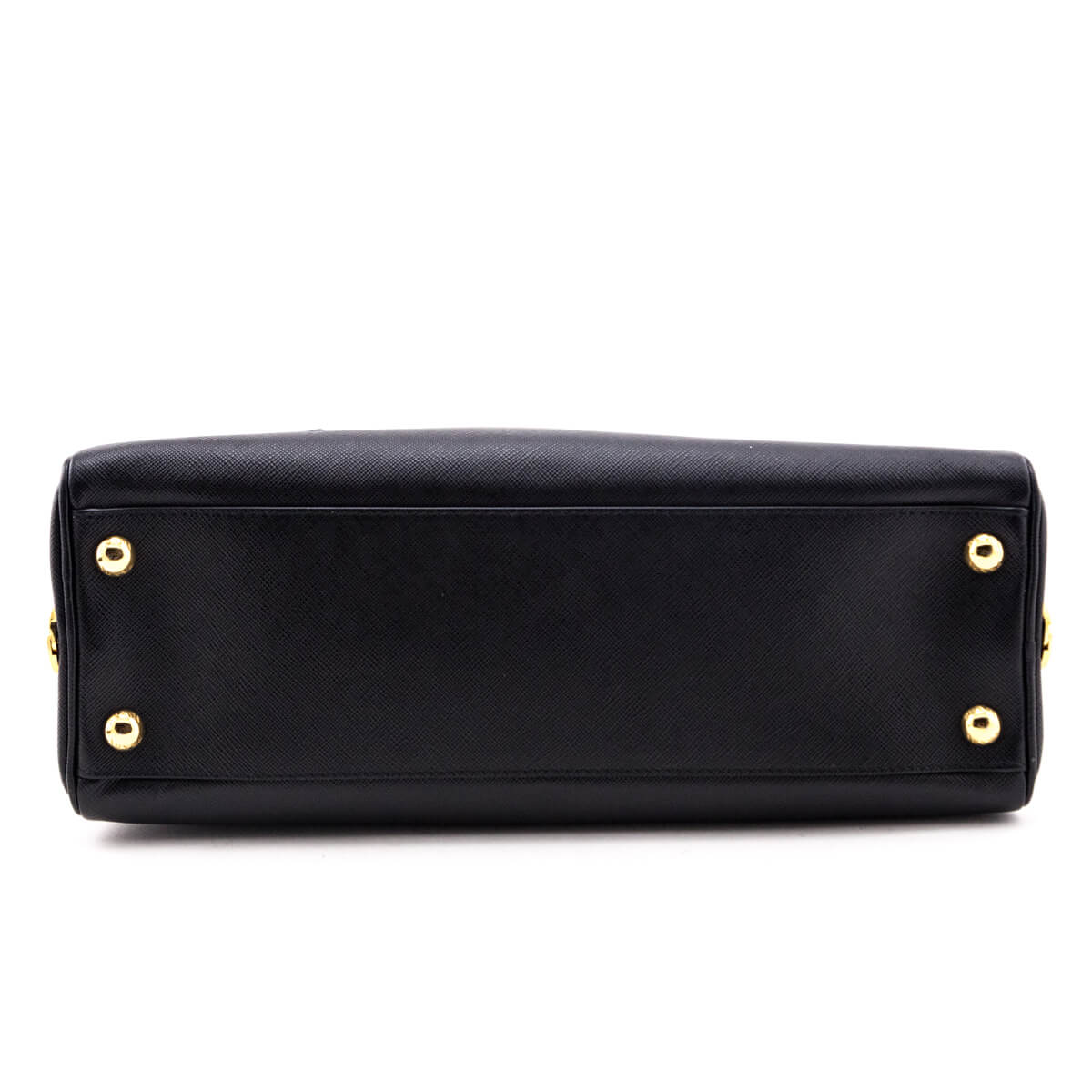 Prada Black Saffiano Pyramid Bag - Love that Bag etc - Preowned Authentic Designer Handbags & Preloved Fashions